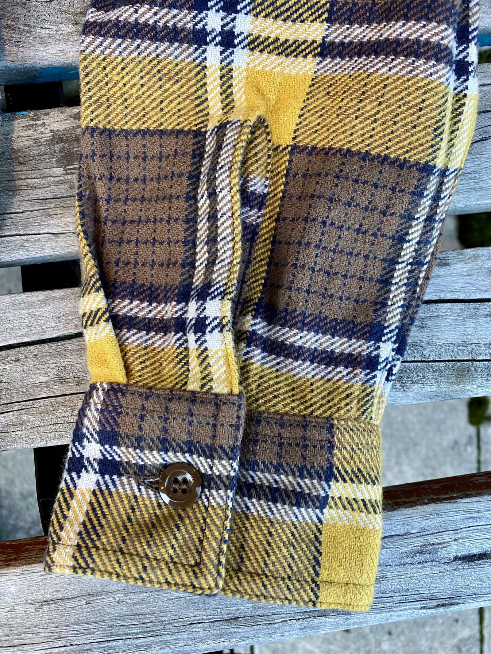 TWILL CHECK L/S WORK SHIRT / ヘビーネルワークシャツ / ネルシャツ / チェックシャツ / SC28741 / ブラウン