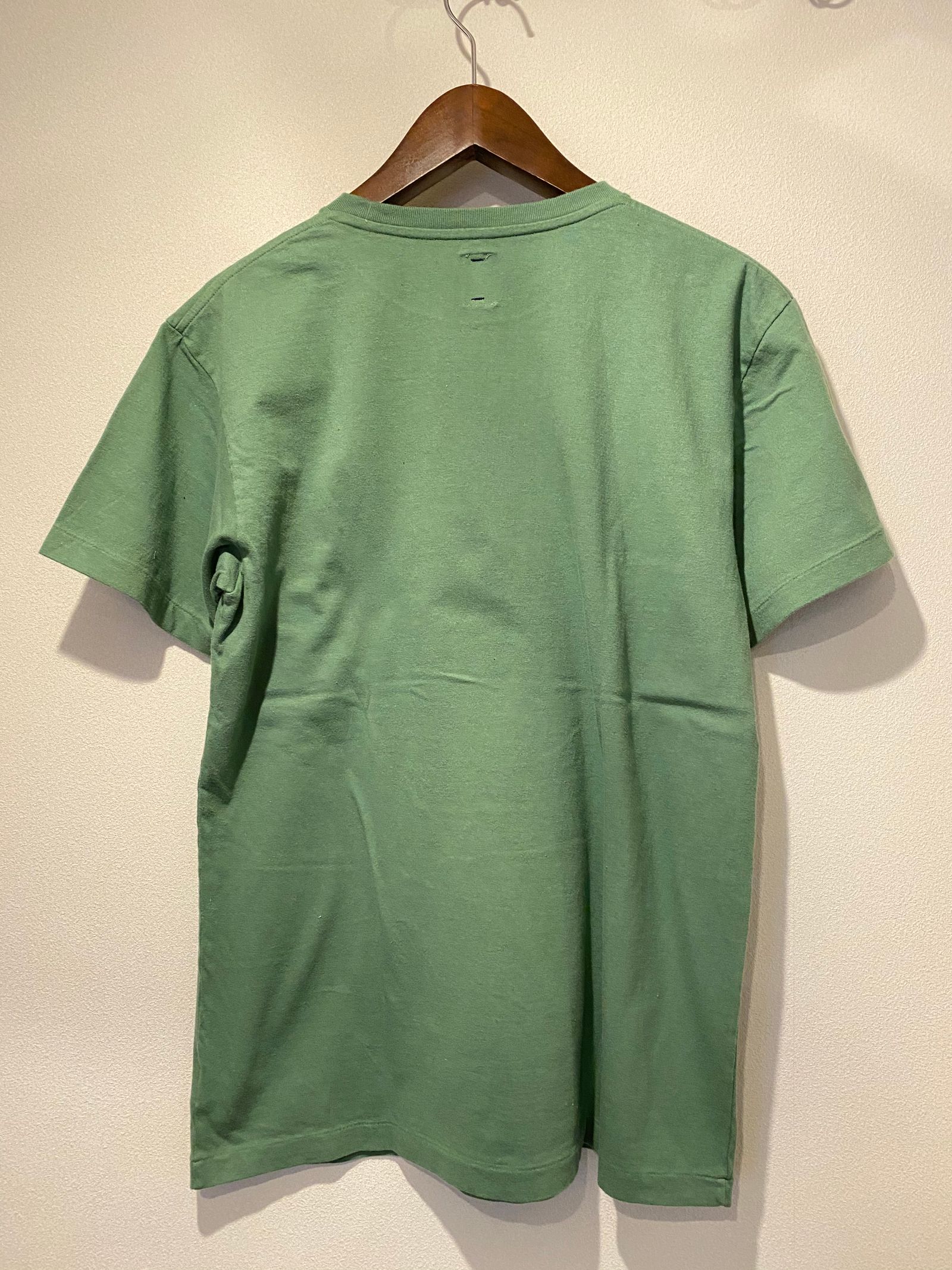 ハリウッドランチマーケット HOLLYWOOD RANCH MARKET / オールドスクエアロゴ Tシャツ グリーン
