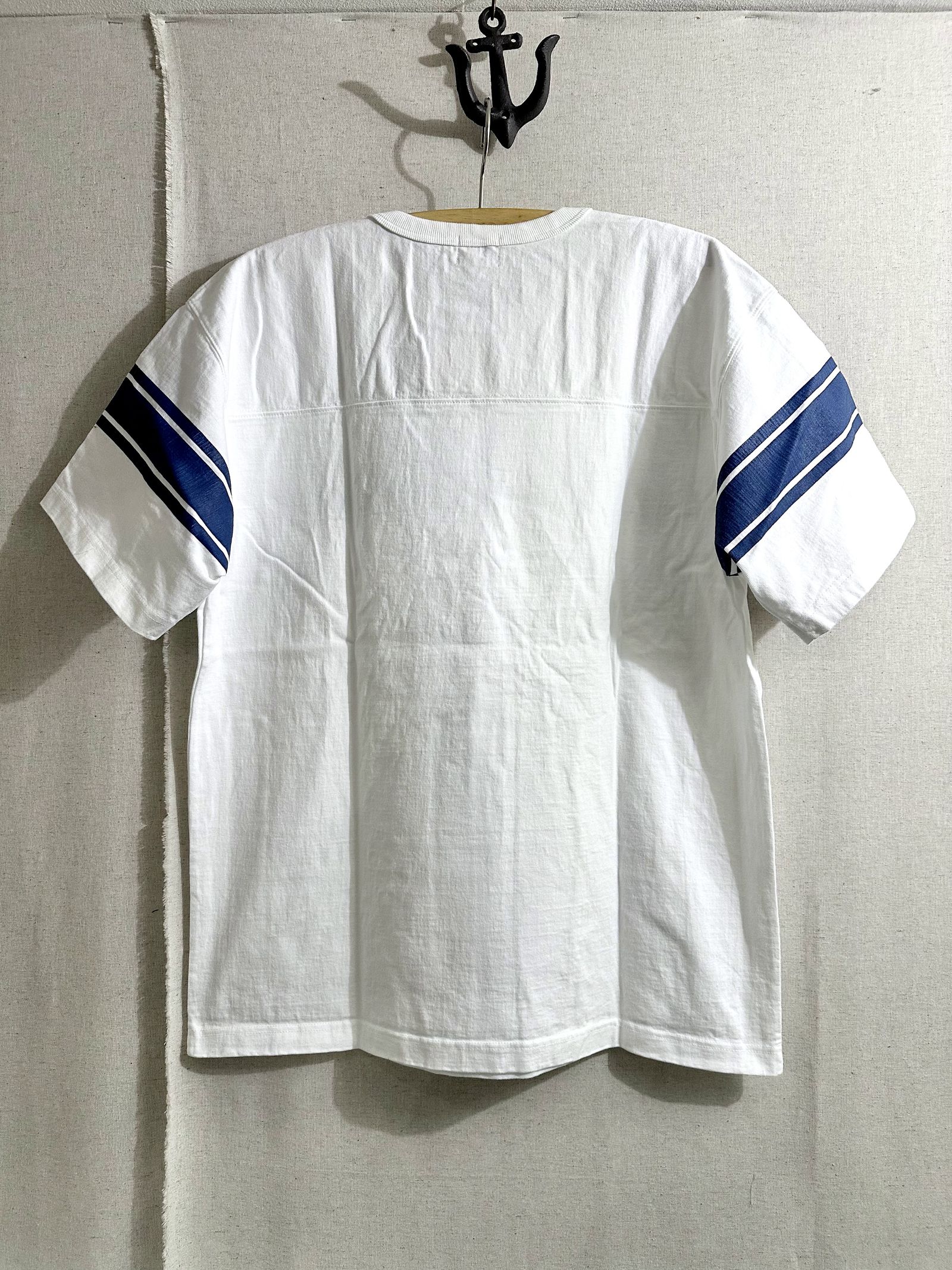WHITESVILLE / ホワイツビル 14/- HALF SLEEVE FOOTBALL T-SHIRT / 半袖フットボールTシャツ / WV79145 オフホワイト(105)