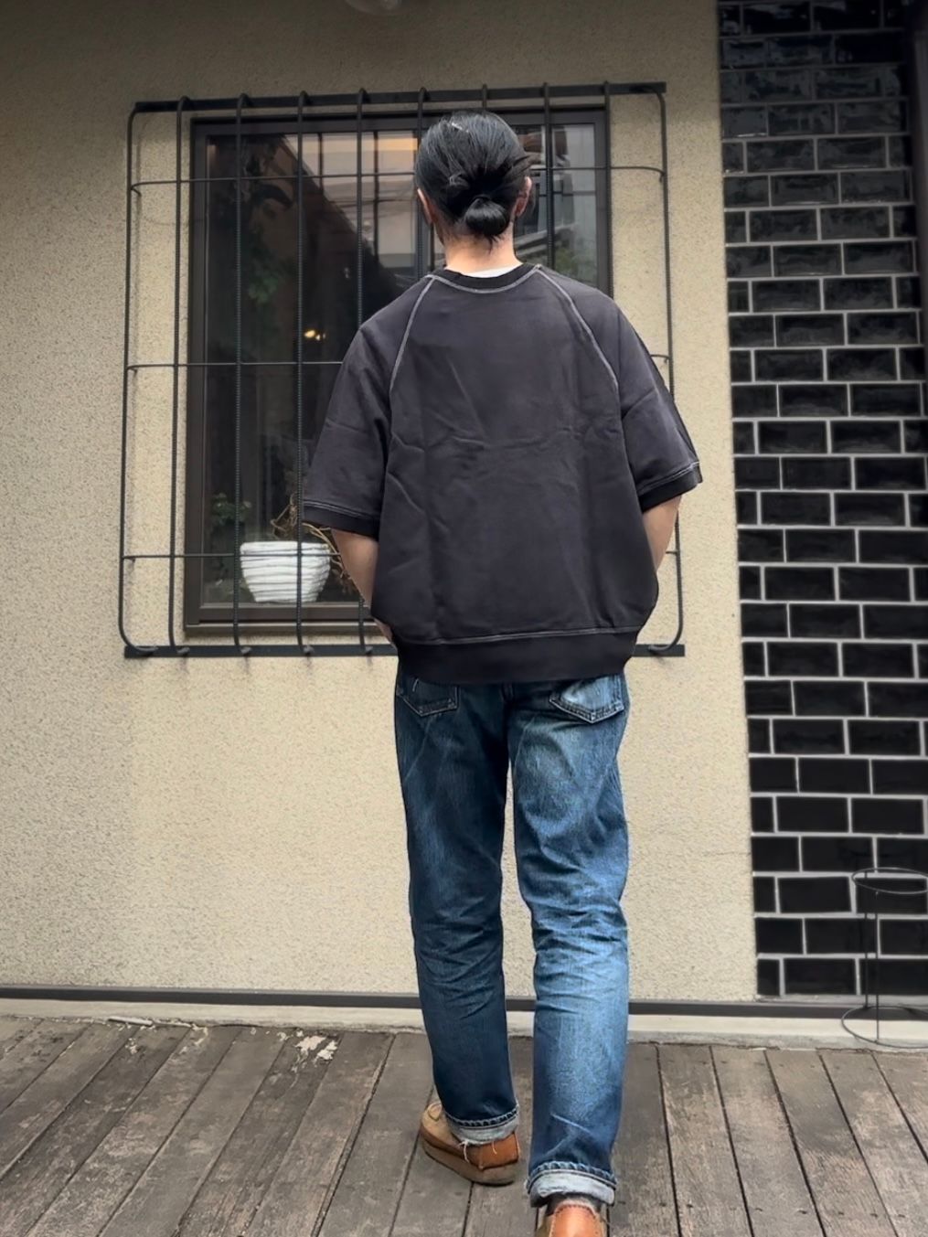 SCREEN STARS / スクリーンスターズ / Sunburned sweat tee / 半袖スウェットTシャツ /  ブラック
