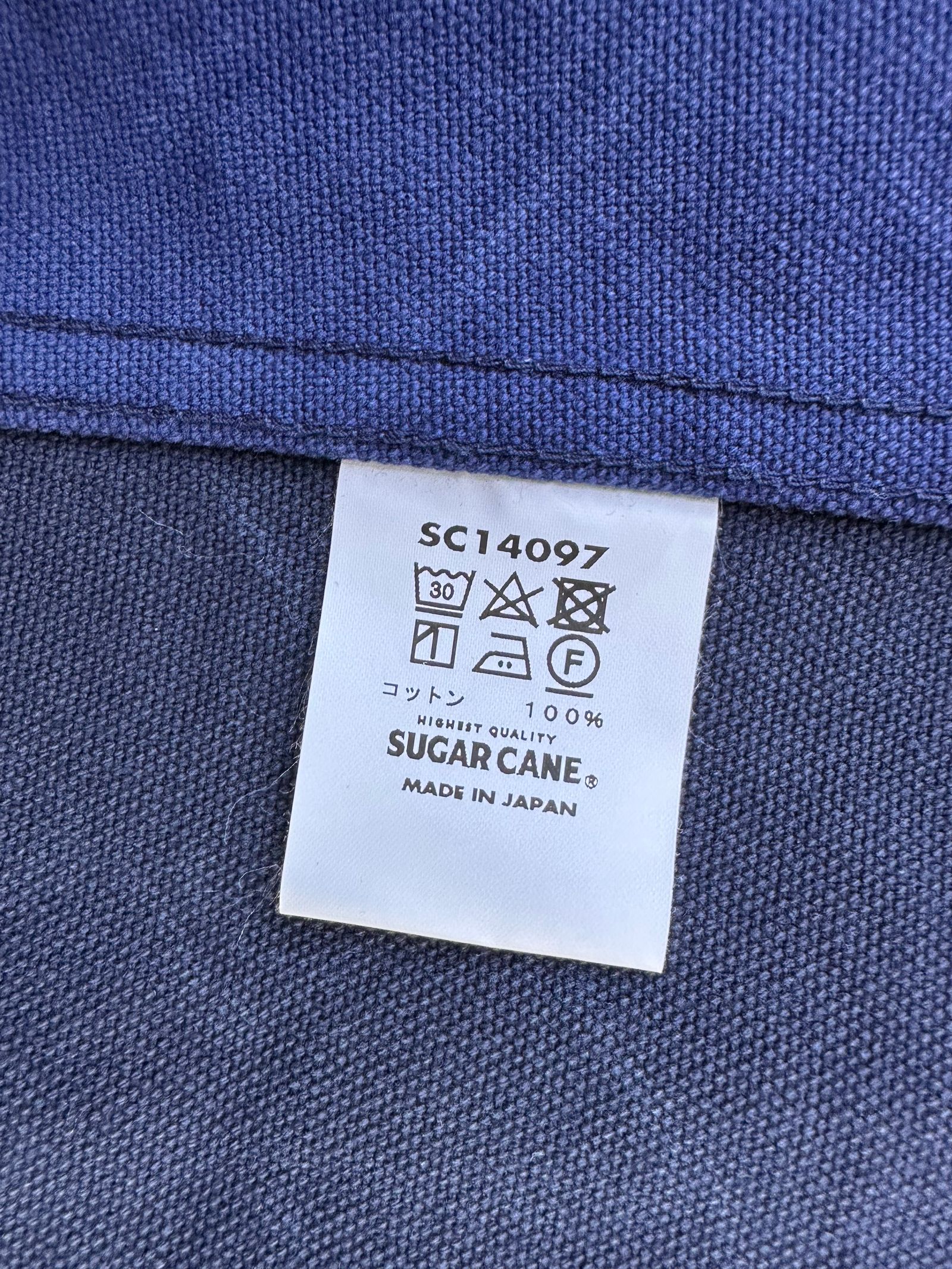 SUGAR CANE LIGHT / コットンダッククレイジーカバーオール / ネイビー