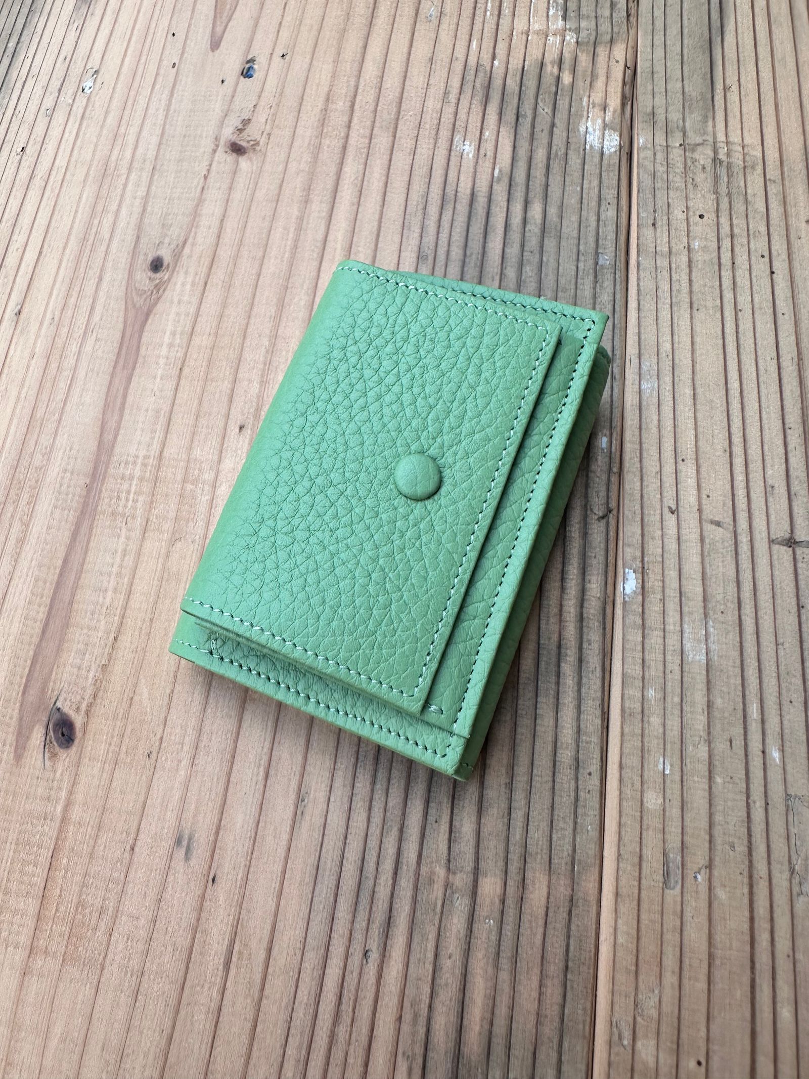 TAURILLON Compct Wallet / トリヨンラグーン コンパクトウォレット / PISTACHIO (ピスタチオ)