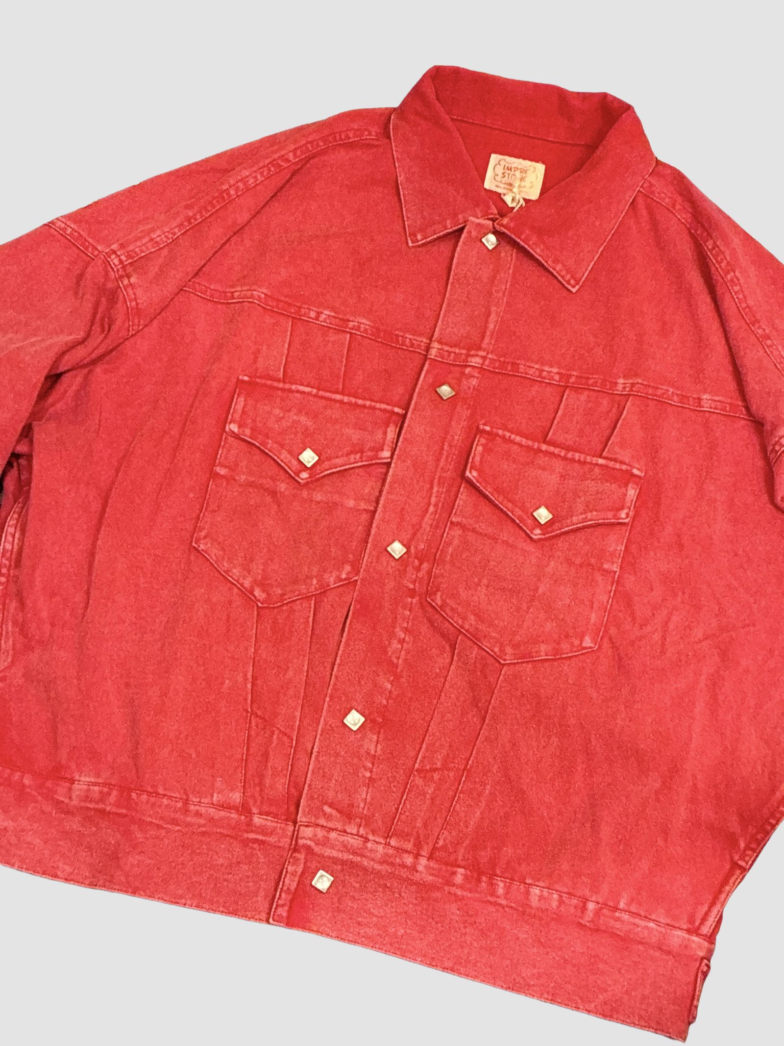 ウエスタンショートジャケット / レッド / Lorraine t-cloth V.D (faded Red) / インプレストア