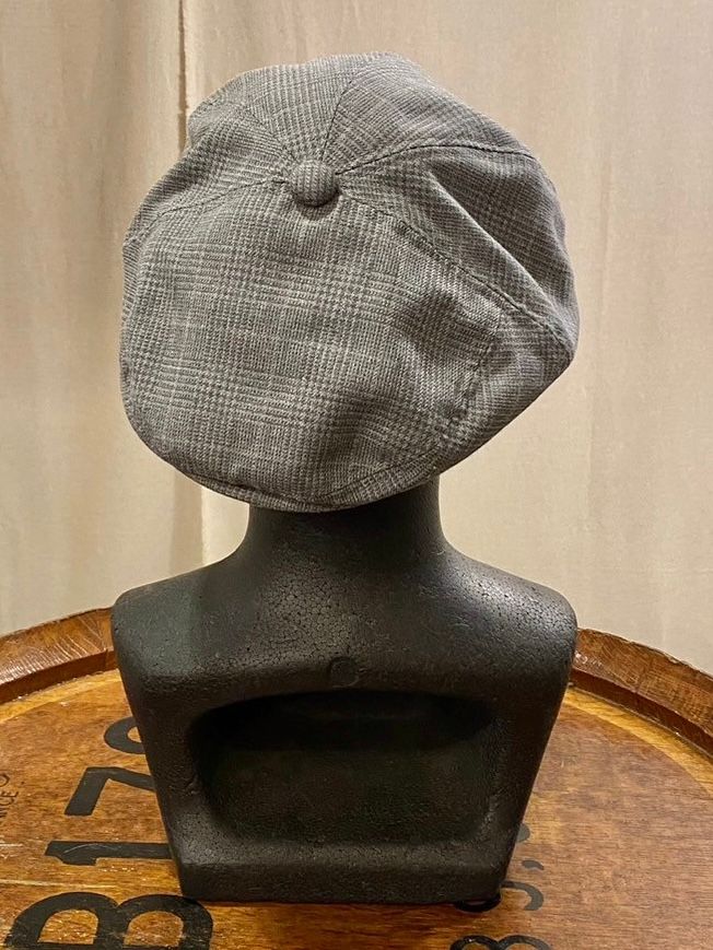 グレンチェックハンティングキャップ / グレー / ハイアー