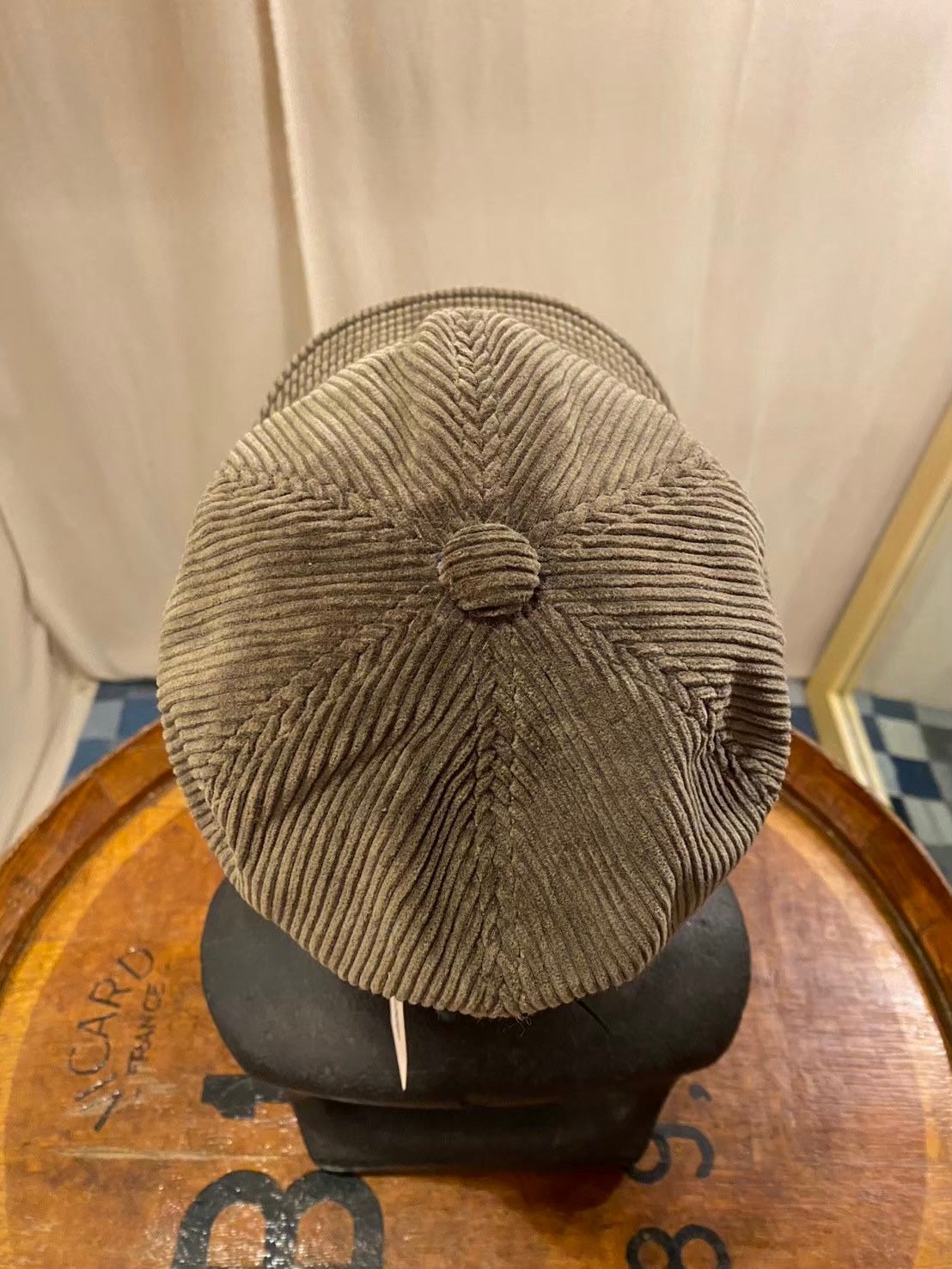 8wel CORDUROY CAP / コーデュロイキャップ / オリーブ