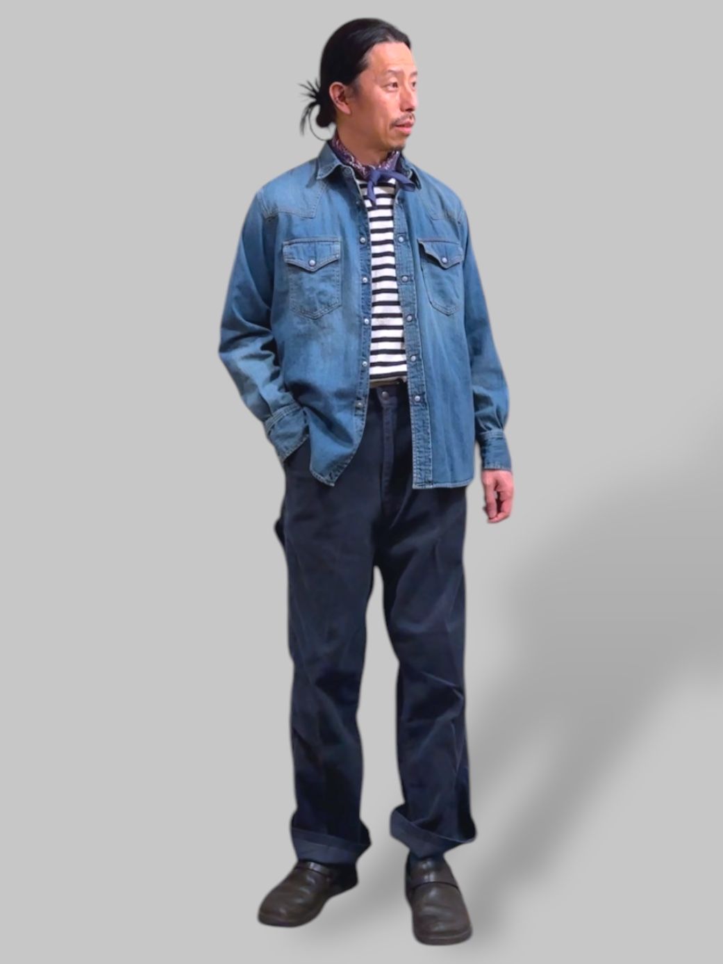 DENIM WESTERN SHIRT / デニムウエスタンシャツ / F3506
