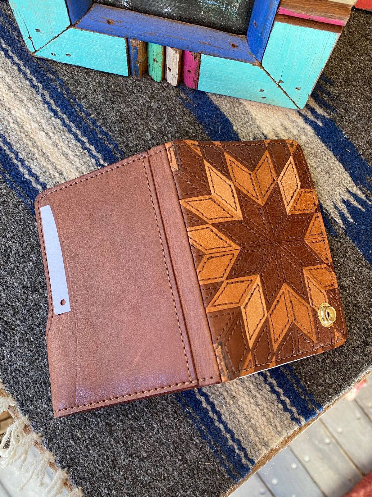 【NasngwamxDamasquina】Lone Star Card Case ローンスターカードケース / ブラウン