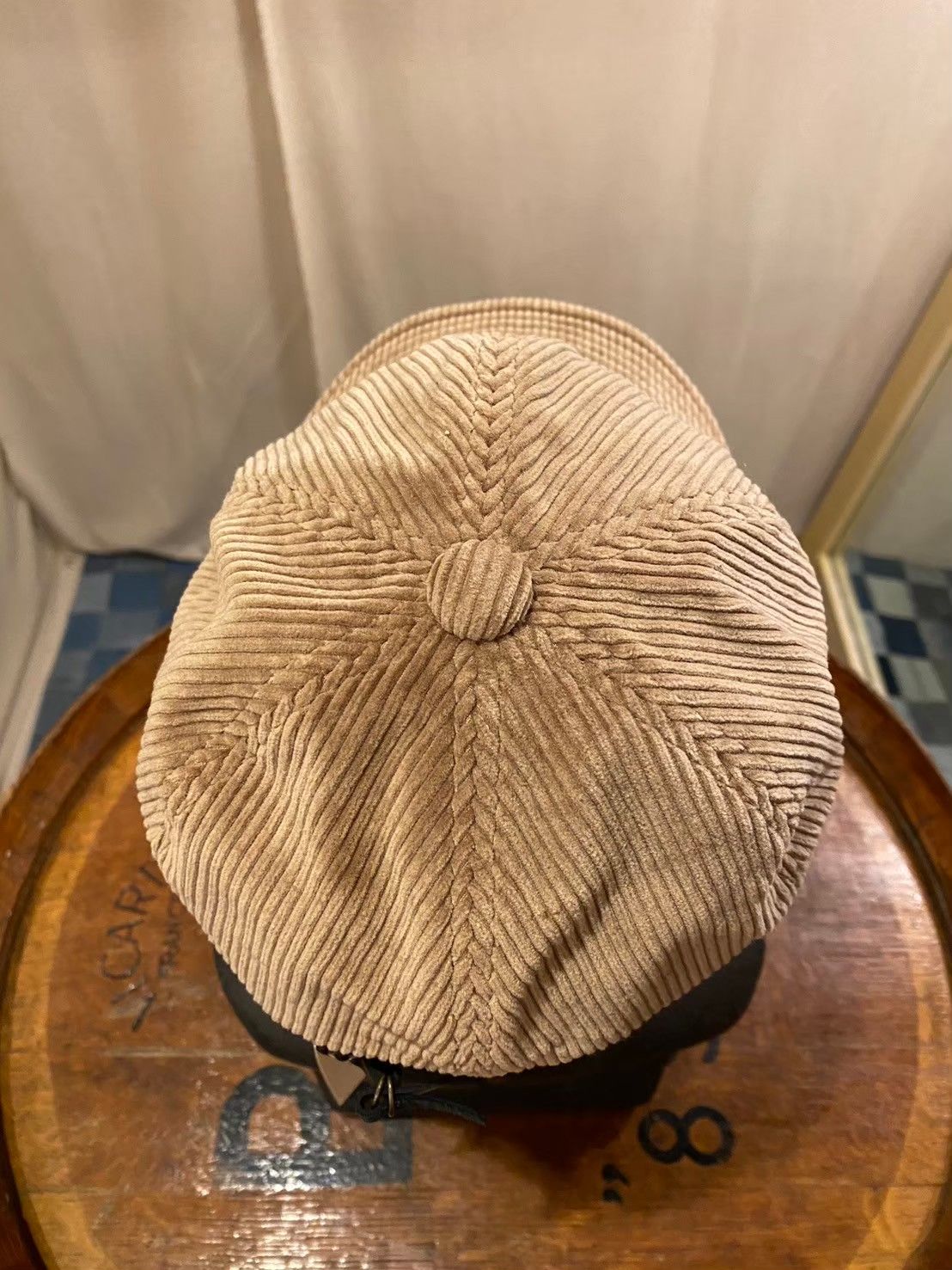 8wel CORDUROY CAP / コーデュロイキャップ / ベージュ