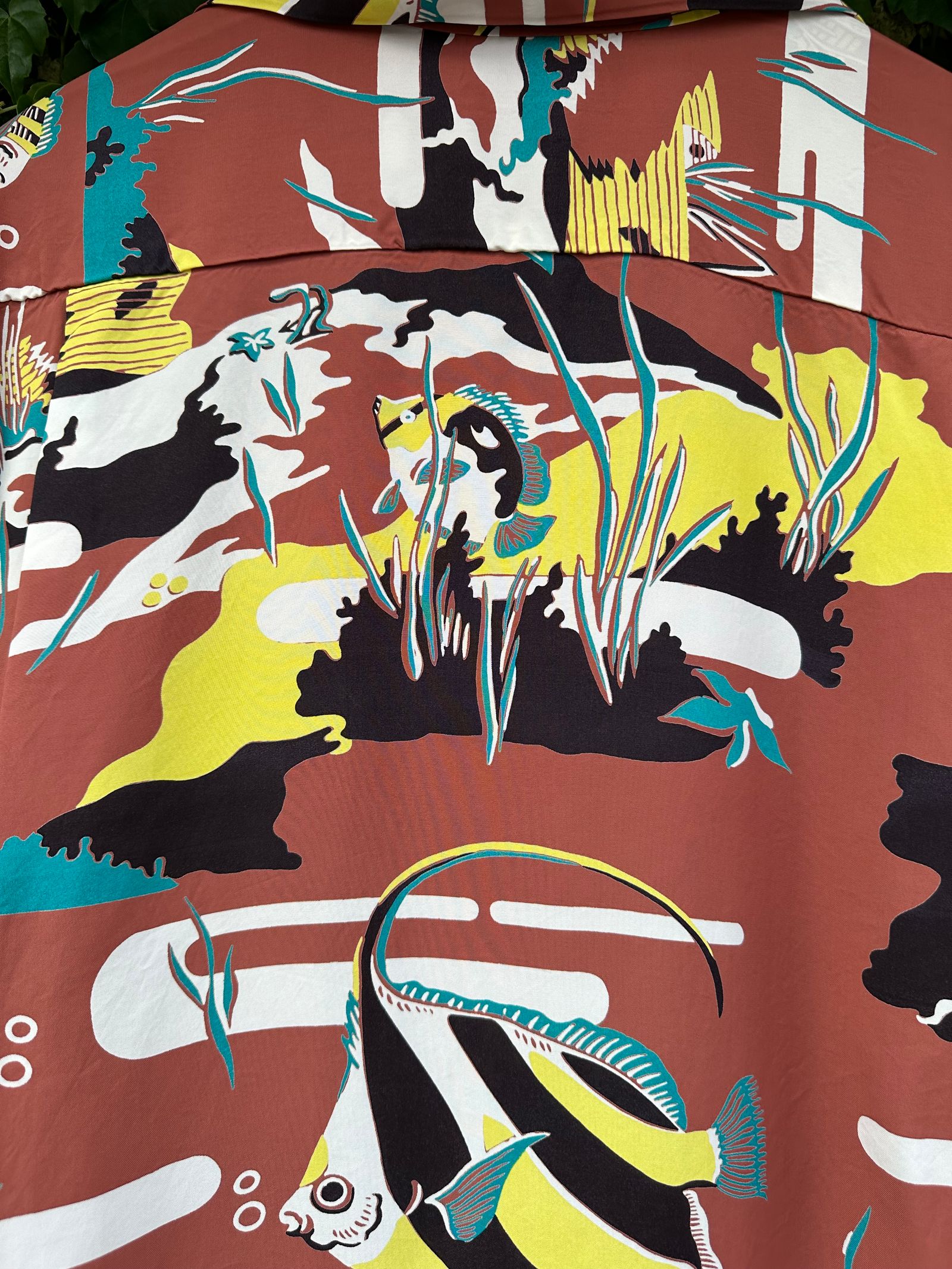 ALOHA SHIRTS “ MOORISH IDOL”/半袖レーヨンシャツ / アロハシャツ / ハワイアン / SS39029 / ブラウン (138)