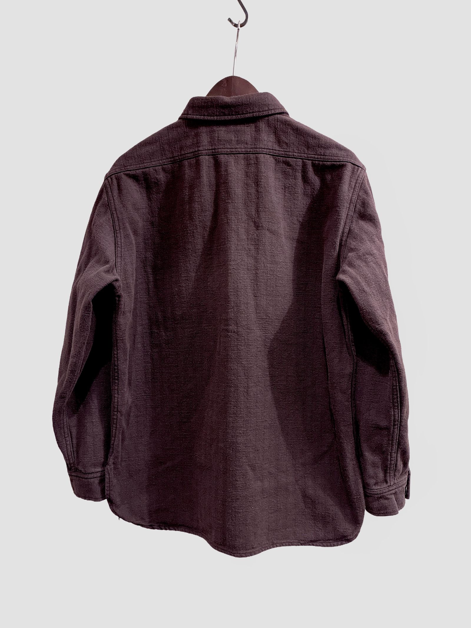 US NAVY CPOシャツ / ボルドー / ビッグジョン