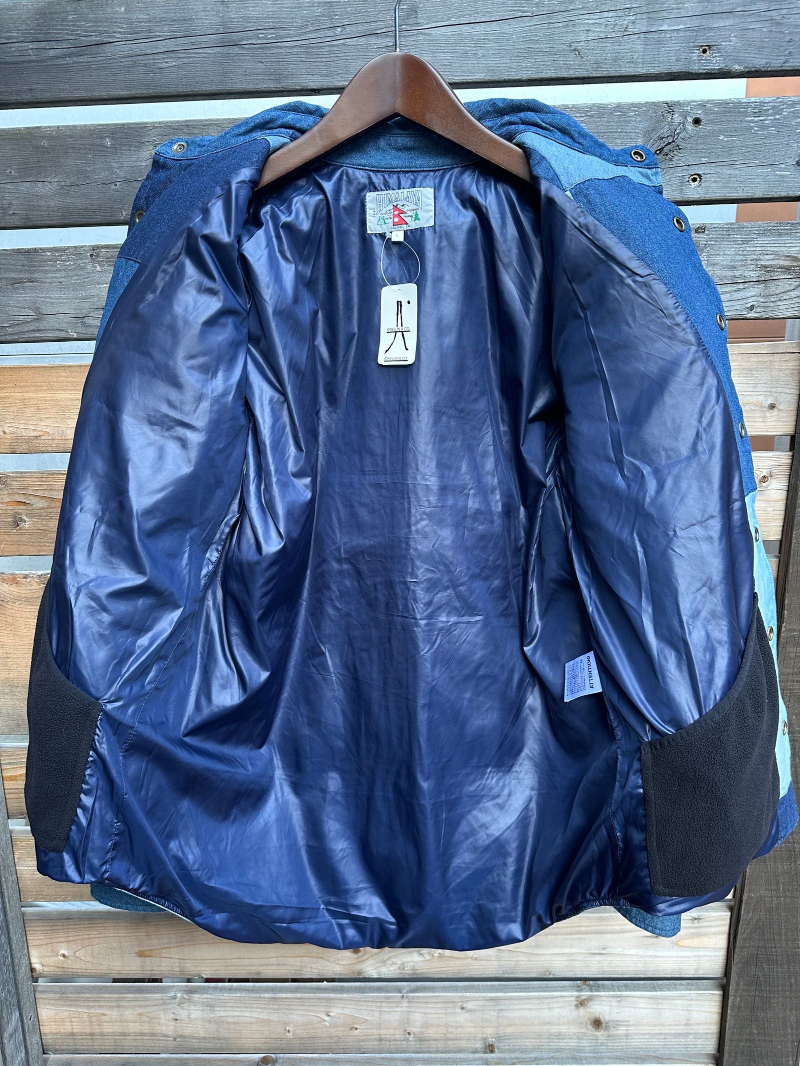 GAIJIN MADE - デニムパッチワークダウンシャツ | NARO CLOTHING