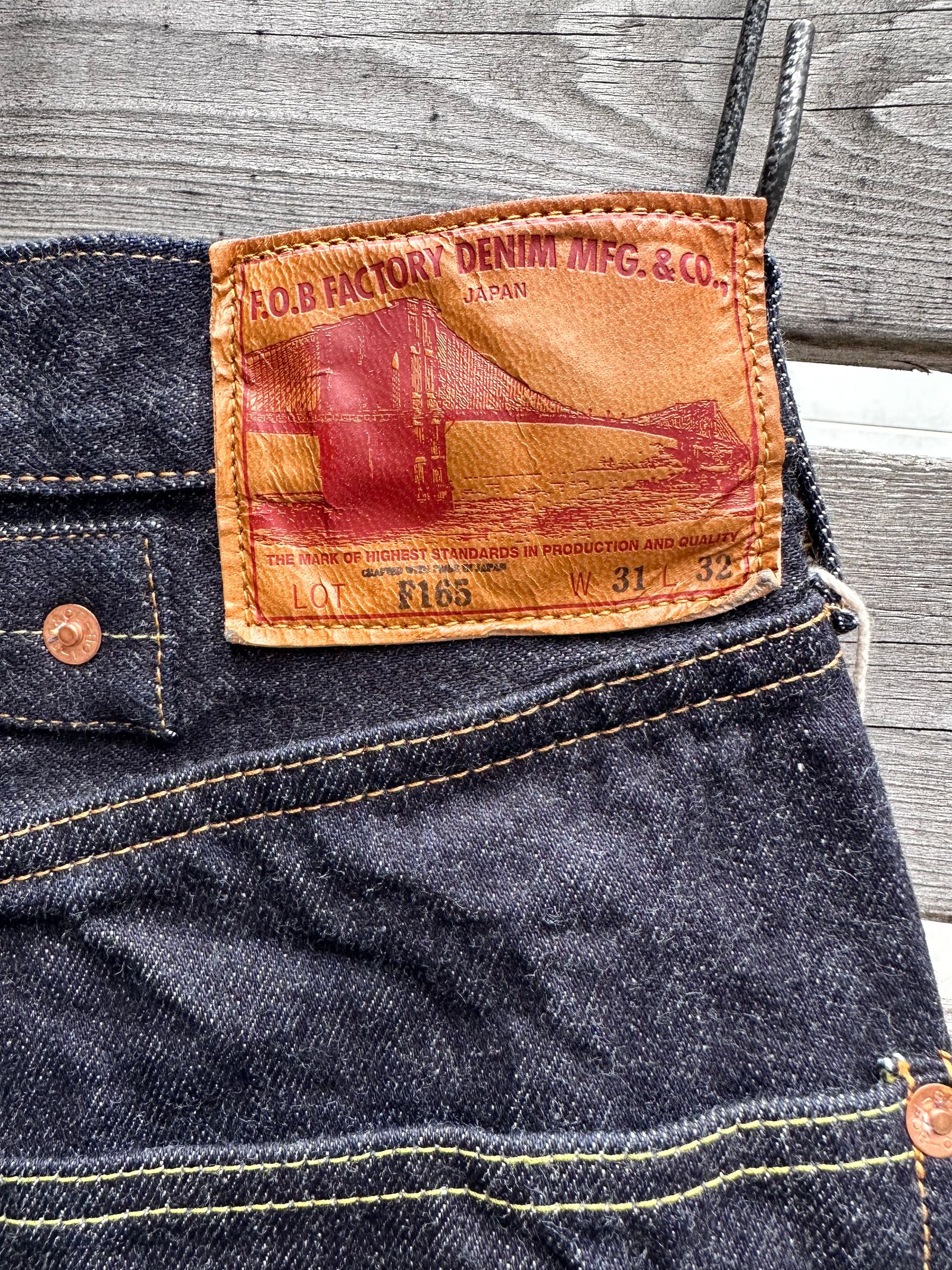 FOB FACTORY - F165 / セルビッジ ガレージデニム5P / SELVEDGE FOB FACTORY - F165 / セルビッジ ガレージデニム5P / SELVEDGE
