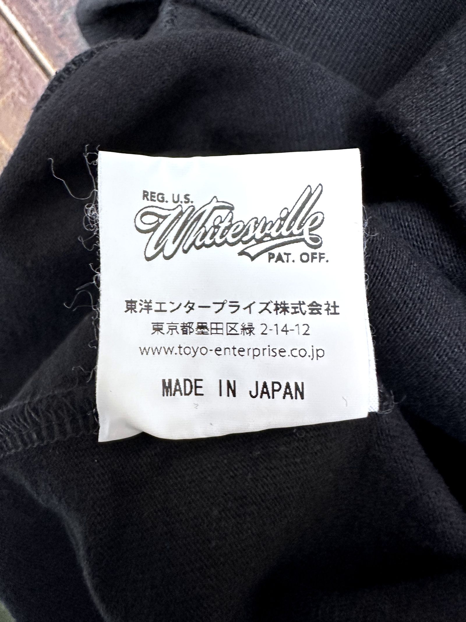 WHITESVILLE / ホワイツビル 14/- HALF SLEEVE RIB T-SHIRT / 半袖リブTシャツ / WV79147 ブラック(119)