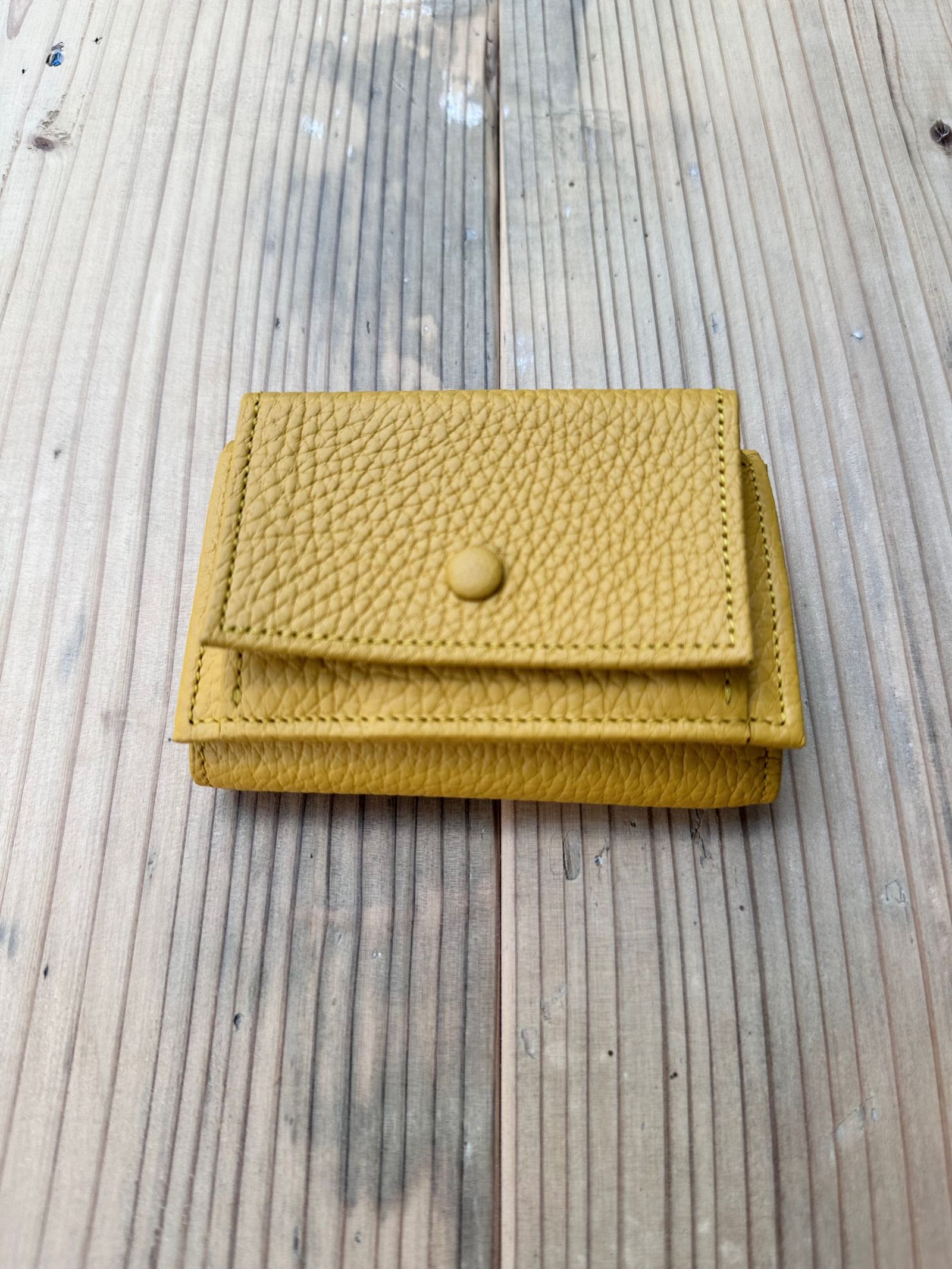 TAURILLON Compct Wallet / トリヨンラグーン コンパクトウォレット / CURRY (イエロー)