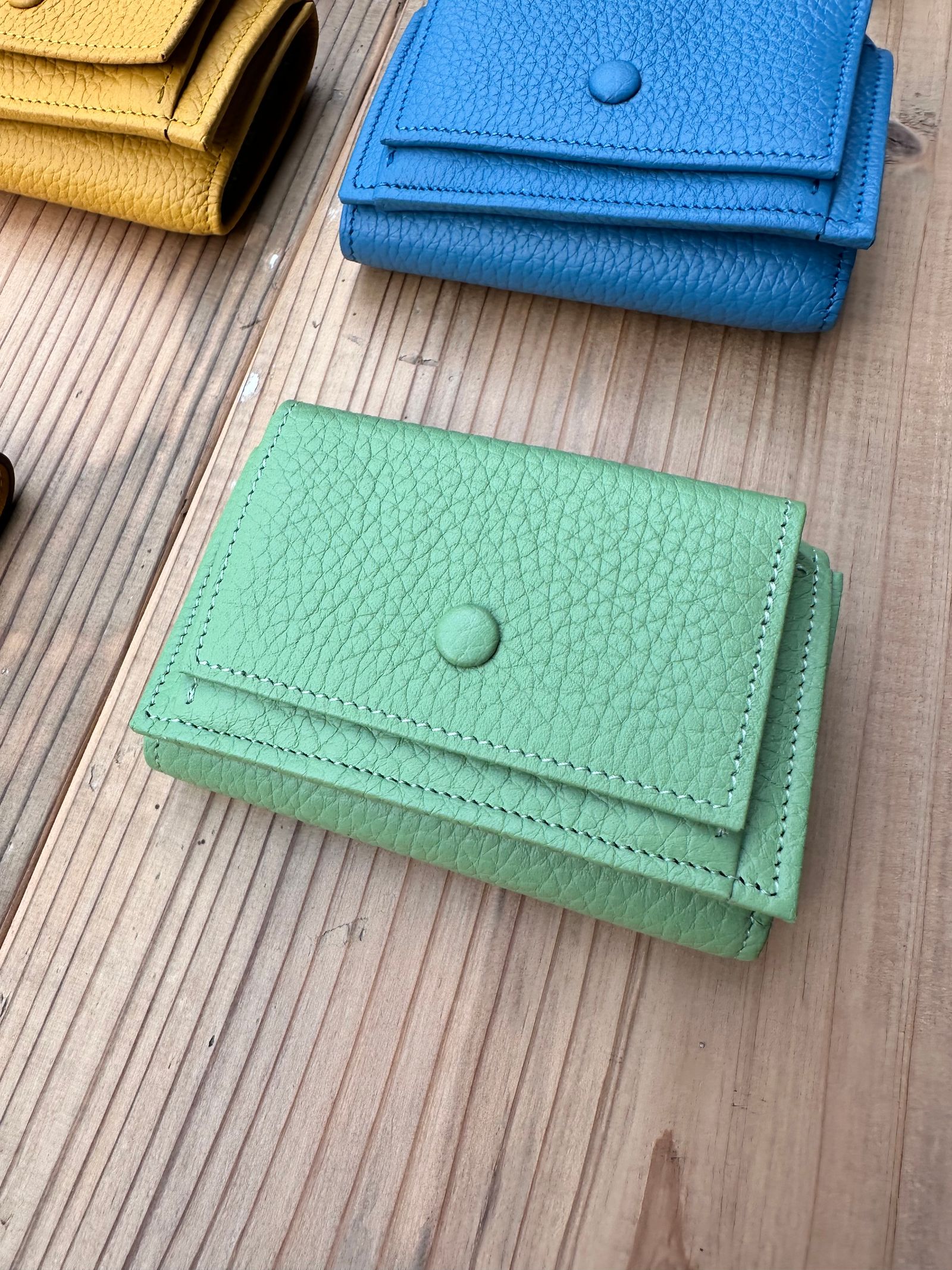 TAURILLON Compct Wallet / トリヨンラグーン コンパクトウォレット / PISTACHIO (ピスタチオ)