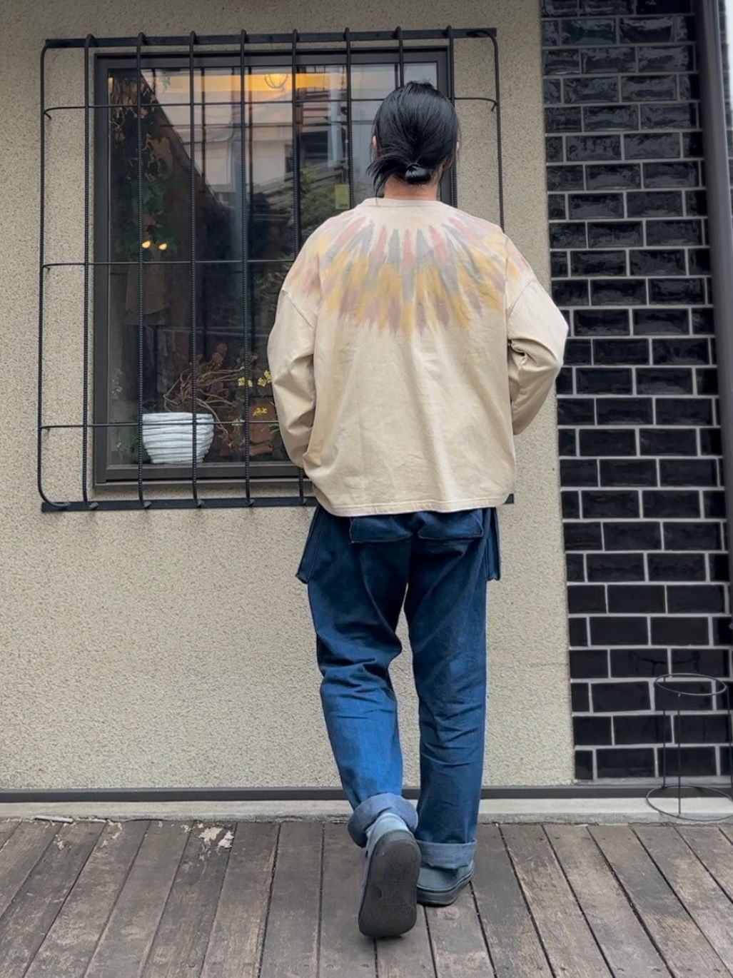 Nasngwam.×JAVARA / FEATHER L/S TEE / 寅
