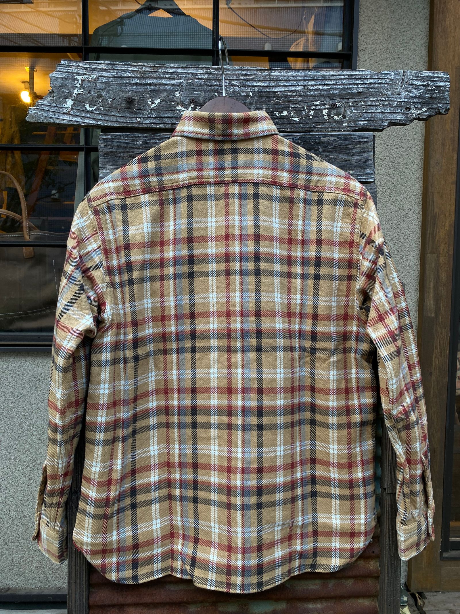 SUGAR CANE - SC28956 / TWILL CHECK WORK SHIRT / ヘビーネルワーク