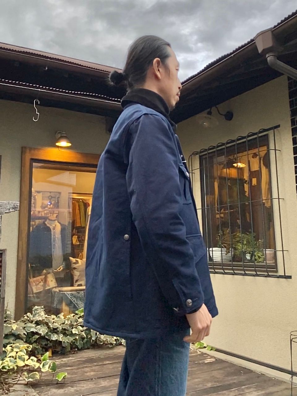 F2427 HUNTING JACKET / NAVY
