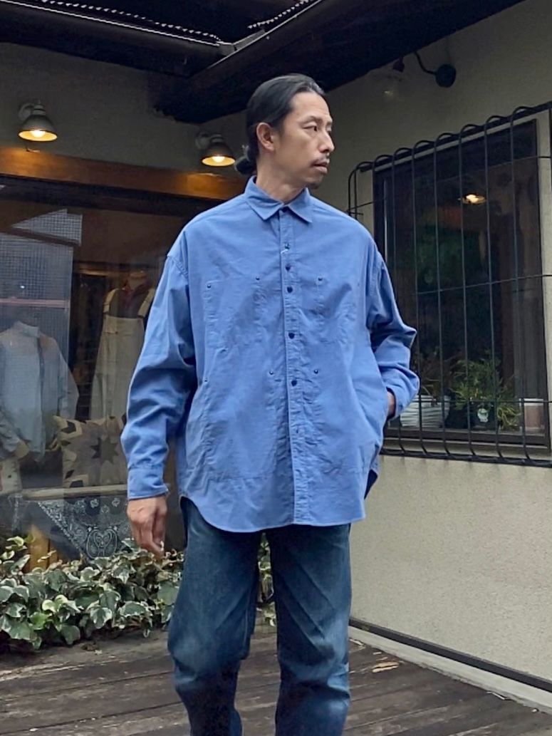 F3482 CORDUROY BALL SHIRT / SAX