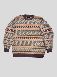 BRAID KNIT / ニット・セーター / パープル / ナスングワム