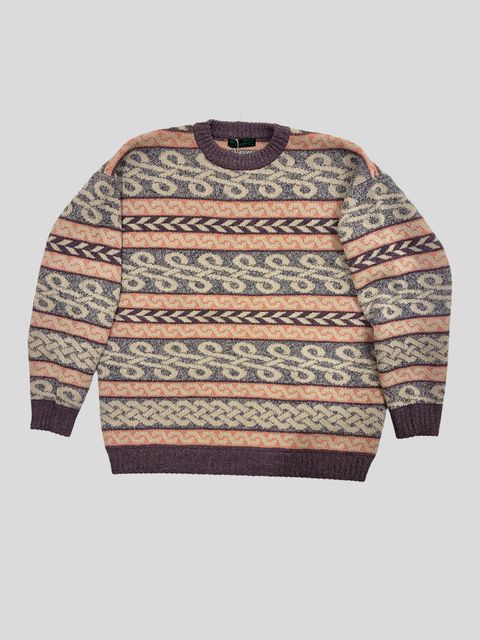 BRAID KNIT / ニット・セーター / パープル / ナスングワム