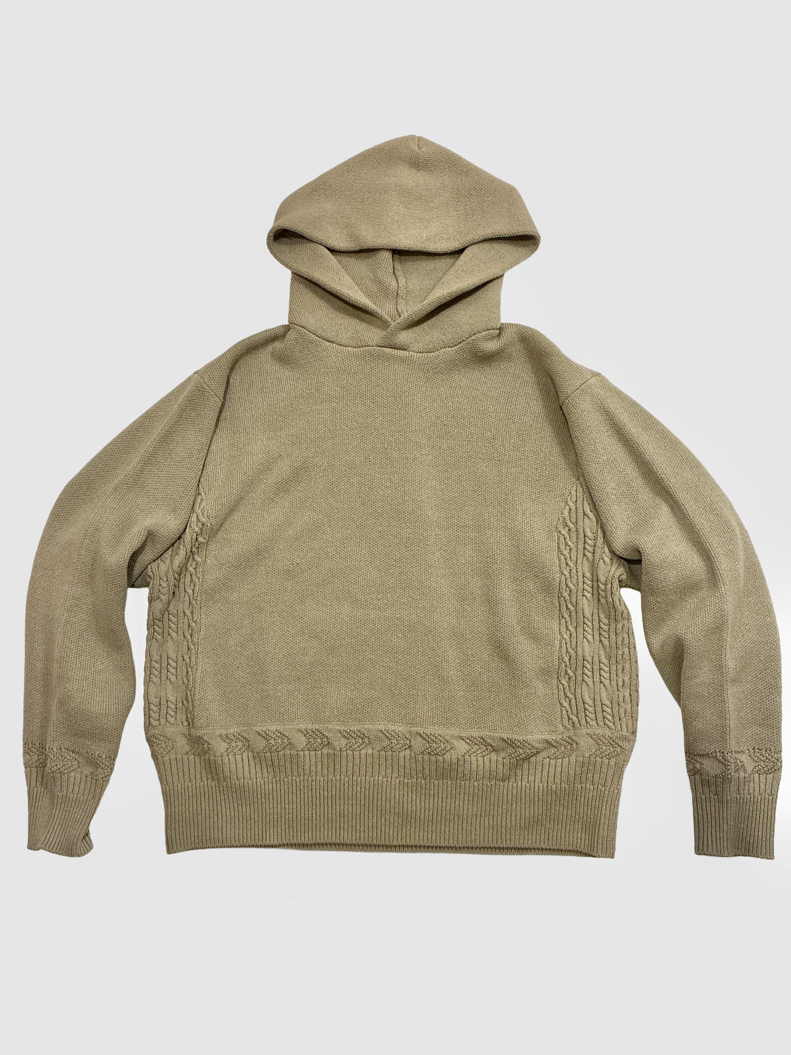 ACTUALLY PARKA / ニットパーカー / グレージュ / ナスングワム