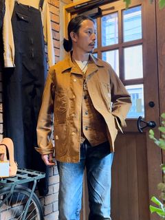 SC14374 / 13oz. BROWN DUCK WORK COAT