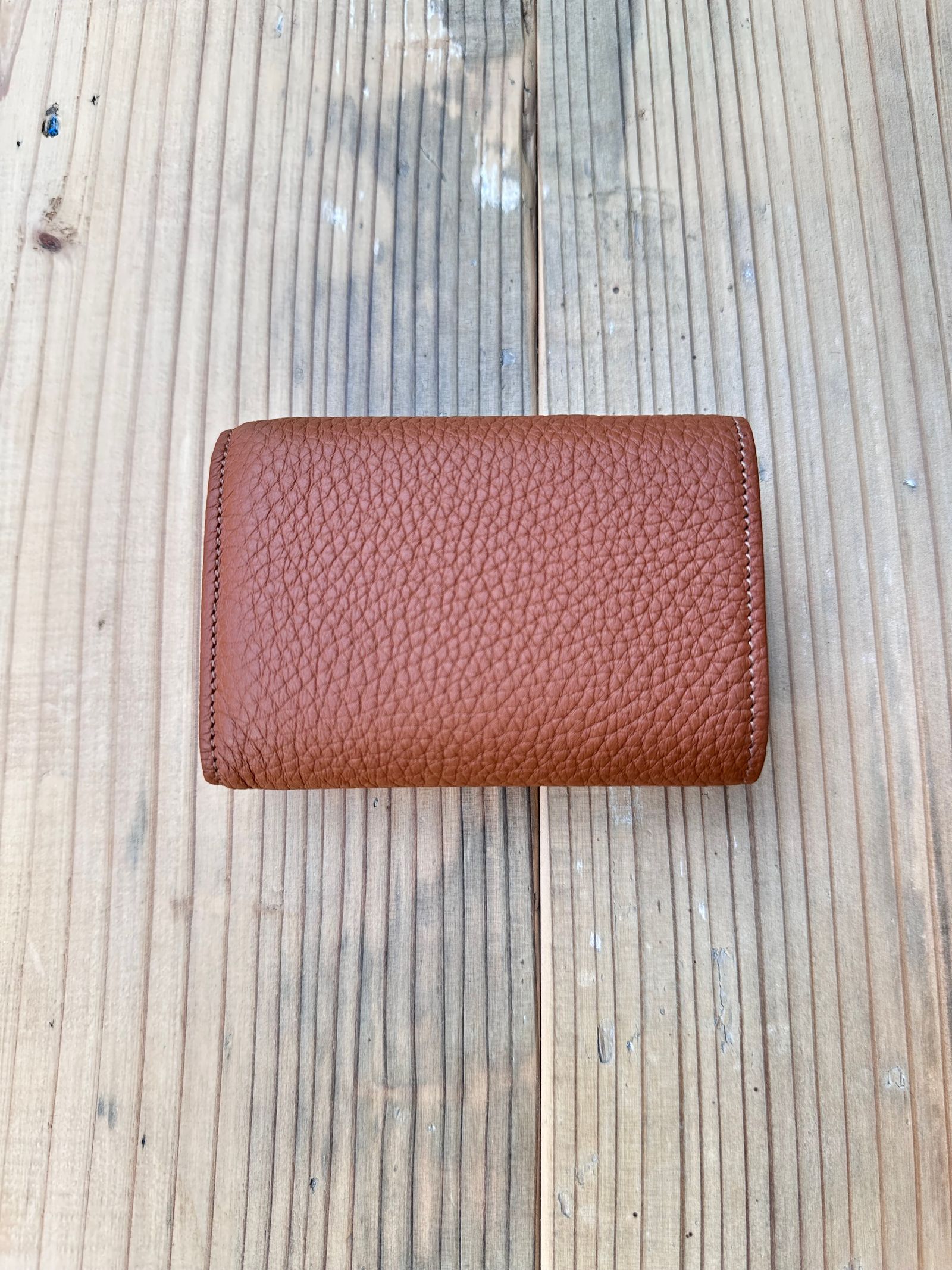 TAURILLON Compct Wallet / トリヨンラグーン コンパクトウォレット / GOLD (ブラウン)