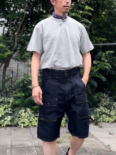 デニムブッシュショーツ