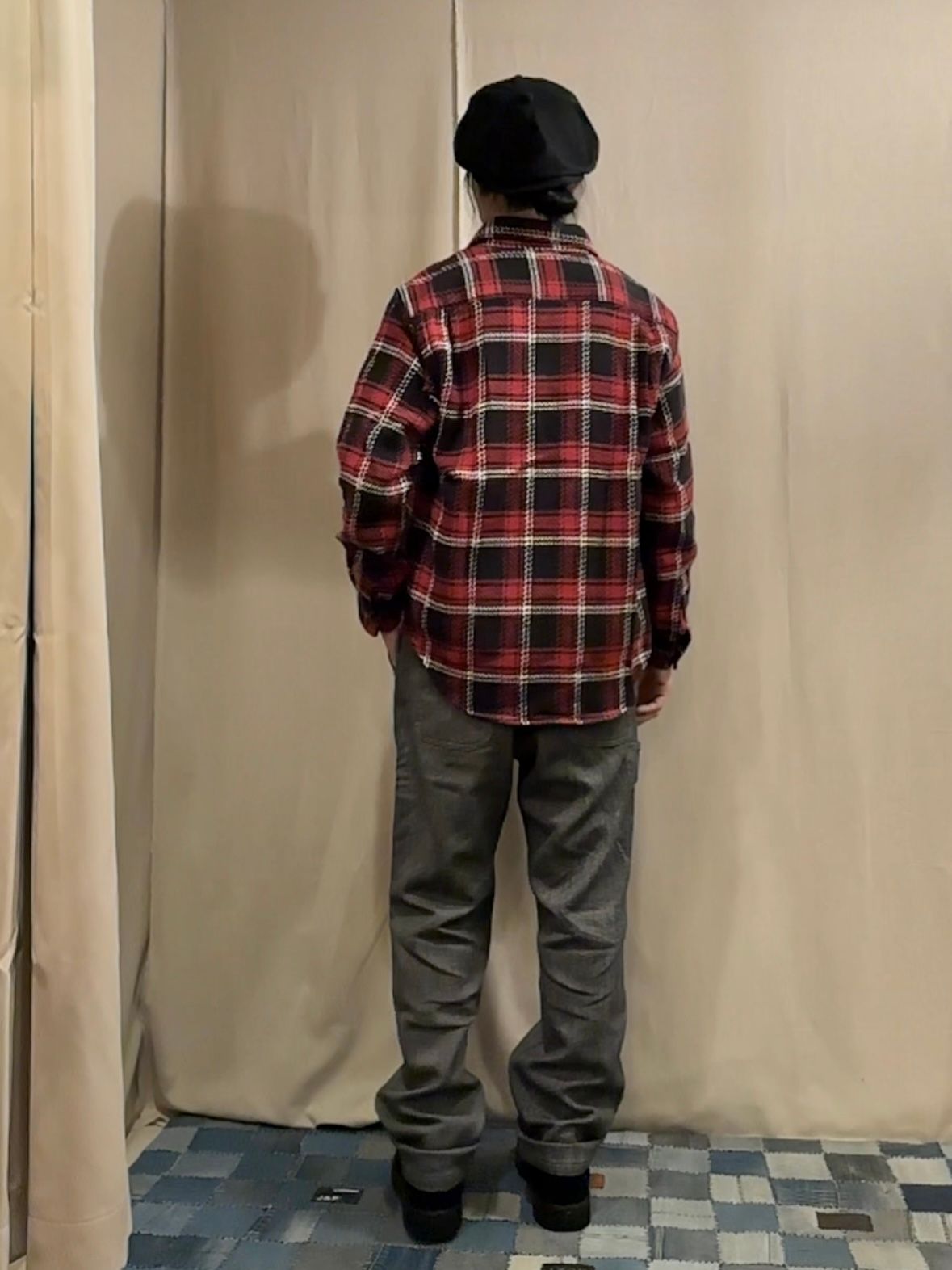 ヘビーツイルチェックワークシャツ 7/- HEAVY TWILL CHECK WORK SHIRT / ヘビーネルワークシャツ / ネルシャツ / SC28764