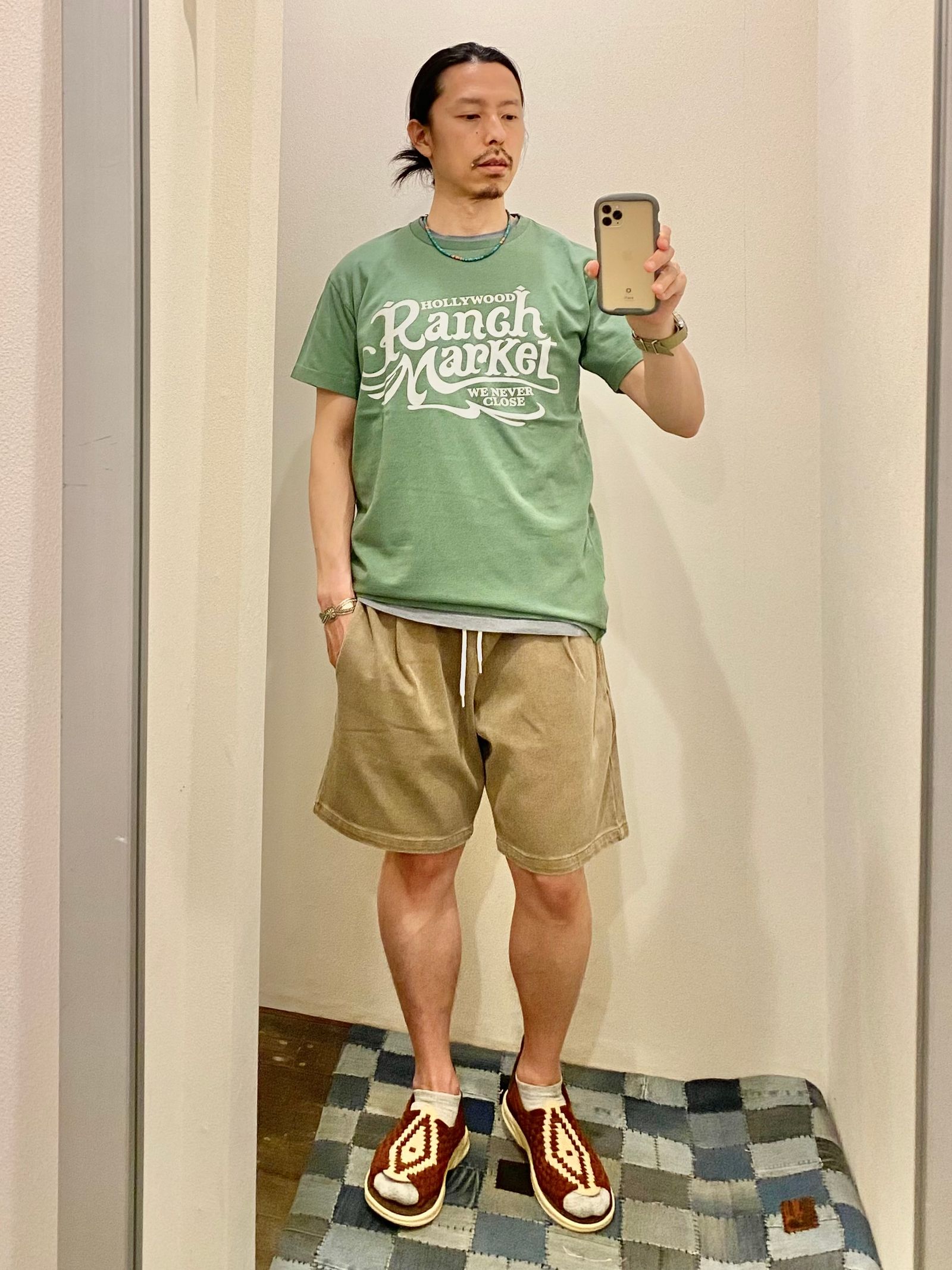 ONEITA オニータ / super heavy weight shorts / スーパーヘビーウェイトショーツ / カーキ