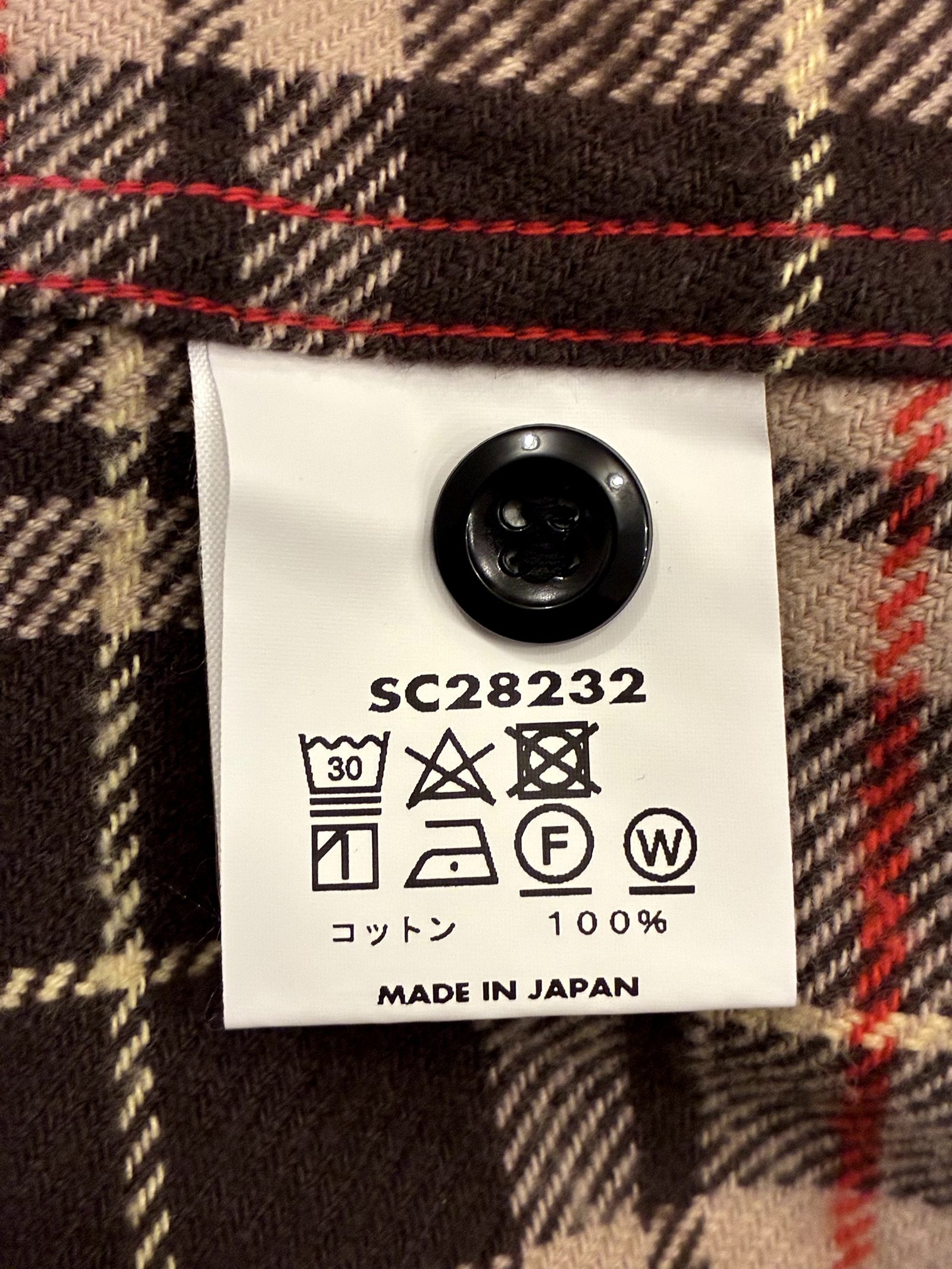 ヘビーツイルチェックワークシャツ/HEAVY TWILL CHECK WORK SHIRT / ヘビーネルワークシャツ / ネルシャツ / SC28232 / ブラウン(138)