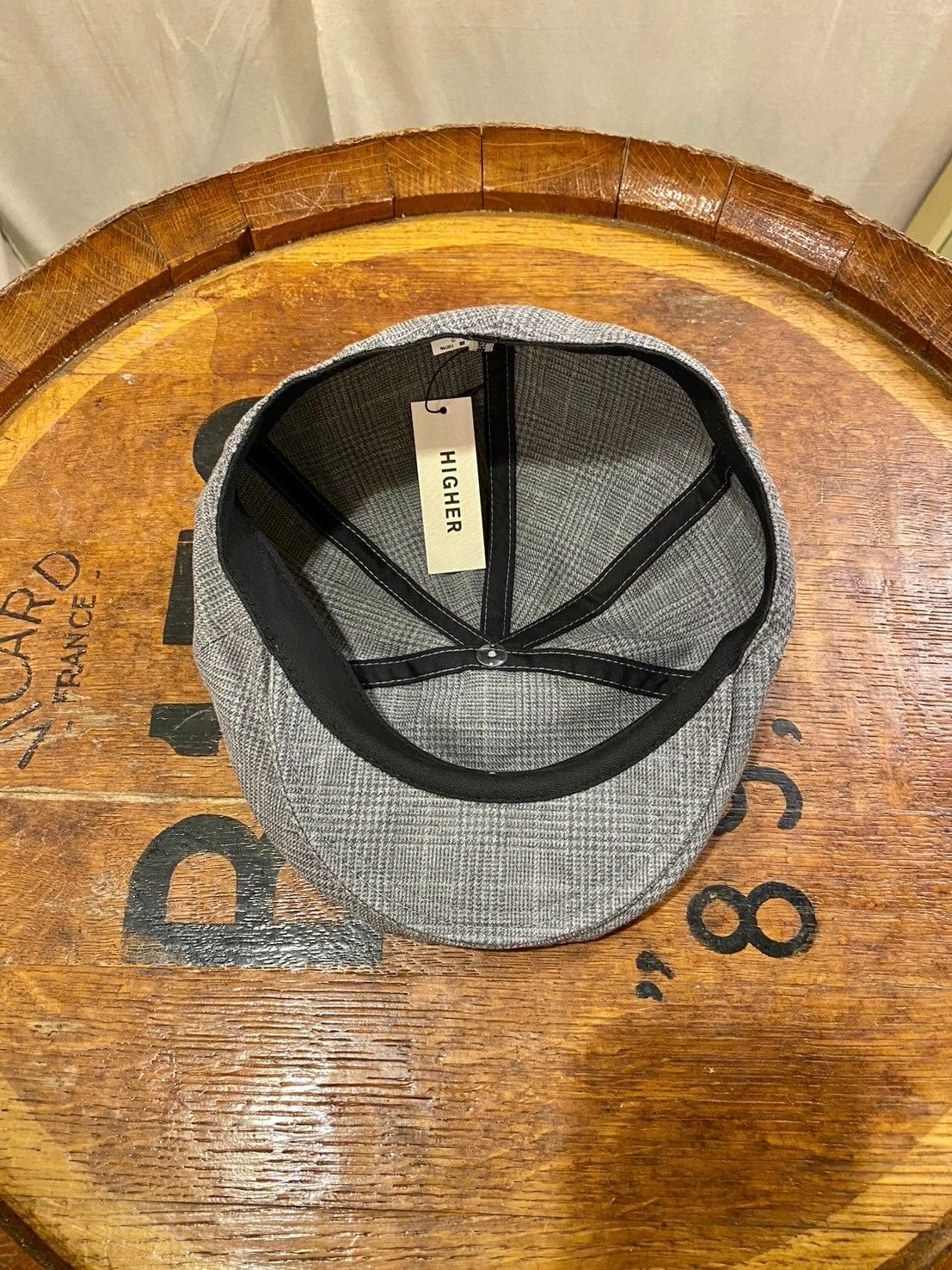 グレンチェックハンティングキャップ / グレー / ハイアー