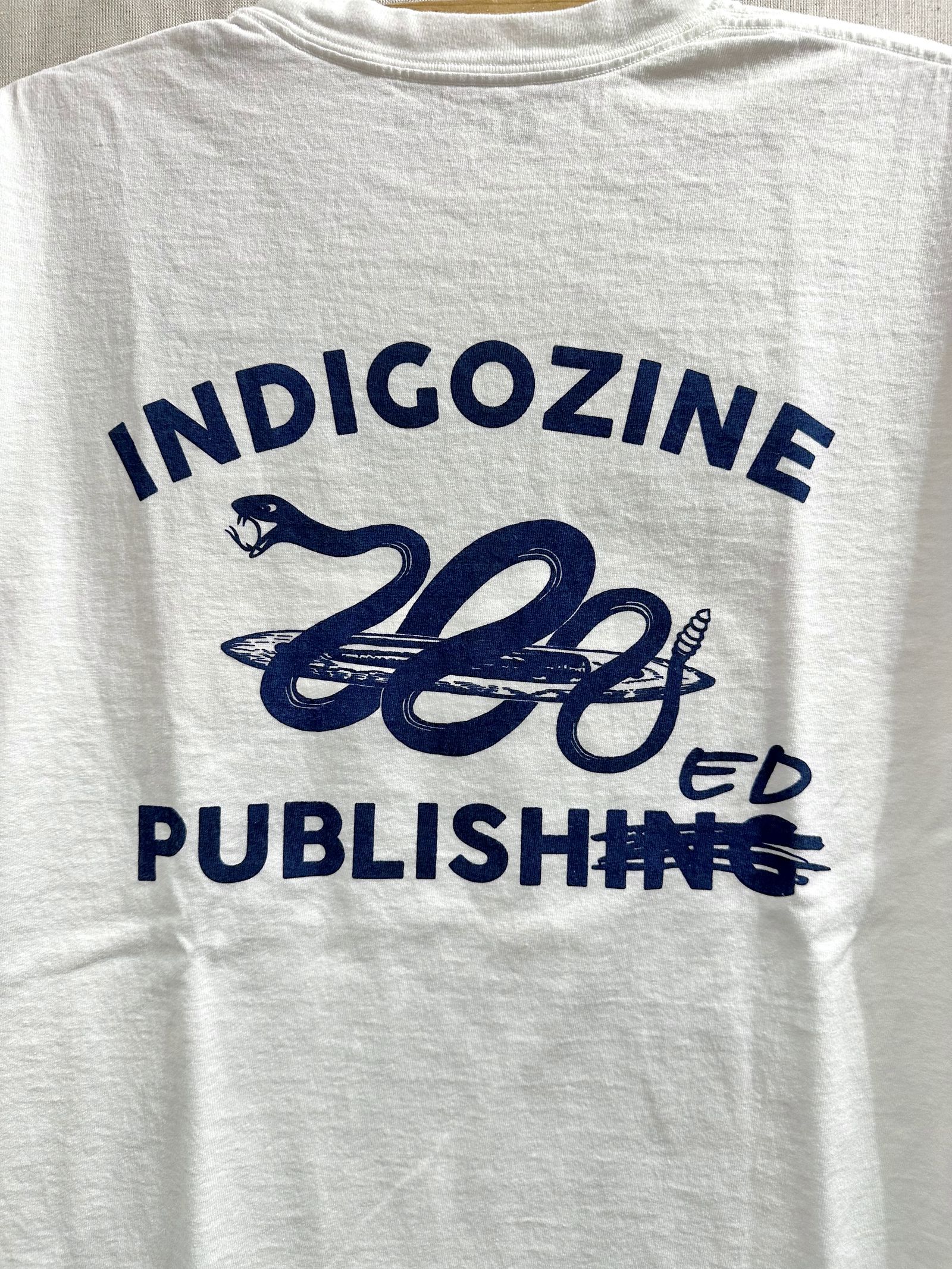 indigozine /  Snake&Shuttle Tee  / Tシャツ / ホワイト