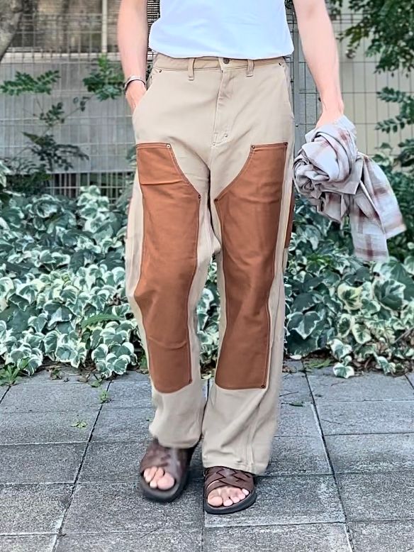 DUBBLE KNEE PANTS / ダブルニーパンツ / ブラウン
