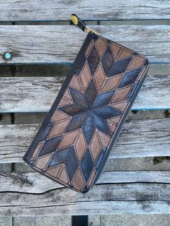 ナスングワム × ダマスキーナ / Nasngwam.×damasquina /ZIP LONESTAR WALLET ロンスターウォレット/ BLACK