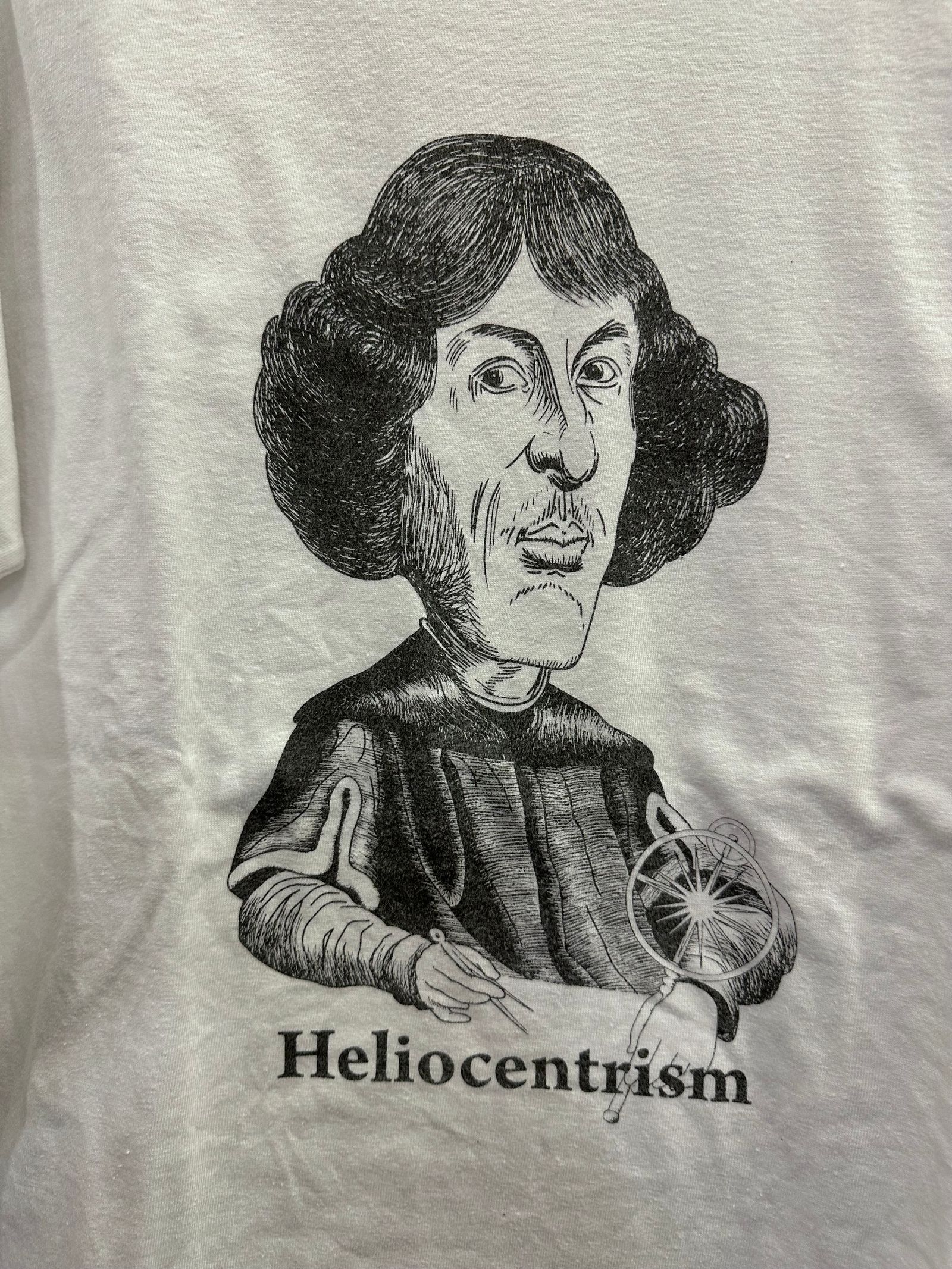 "Nicolaus Copernicus" / ニコラウス・コペルニクス / ロングスリーブTシャツ / ホワイト