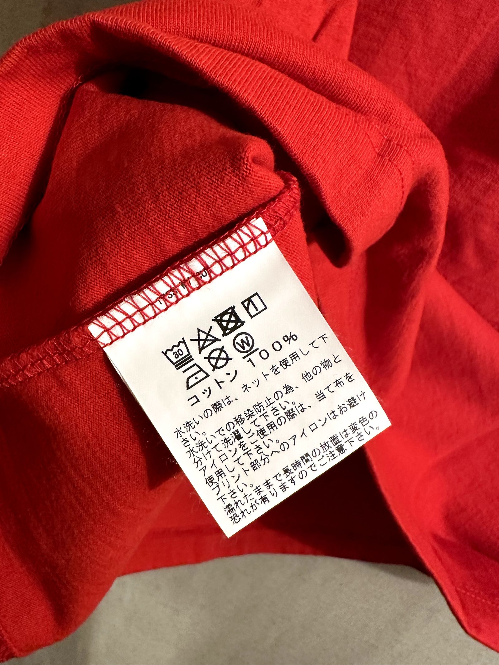 WHITESVILLE / ホワイツビル 14/- HALF SLEEVE FOOTBALL T-SHIRT / 半袖フットボールTシャツ / WV79145 レッド(165)
