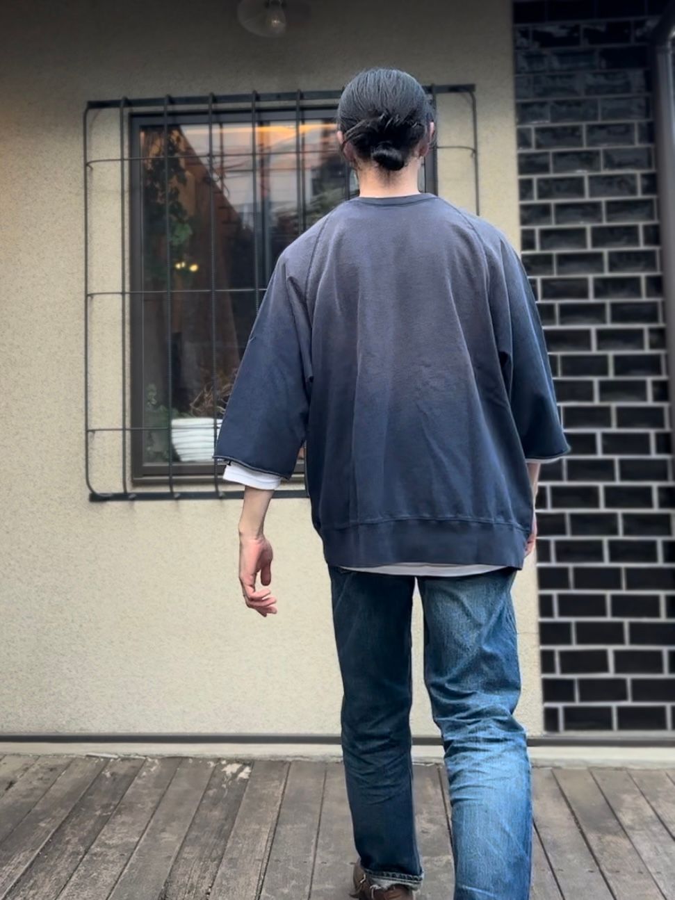 SCREEN STARS / スクリーンスターズ / Amecaji 3/4 slv Tee /アメカジ七分袖Tシャツ / ネイビー