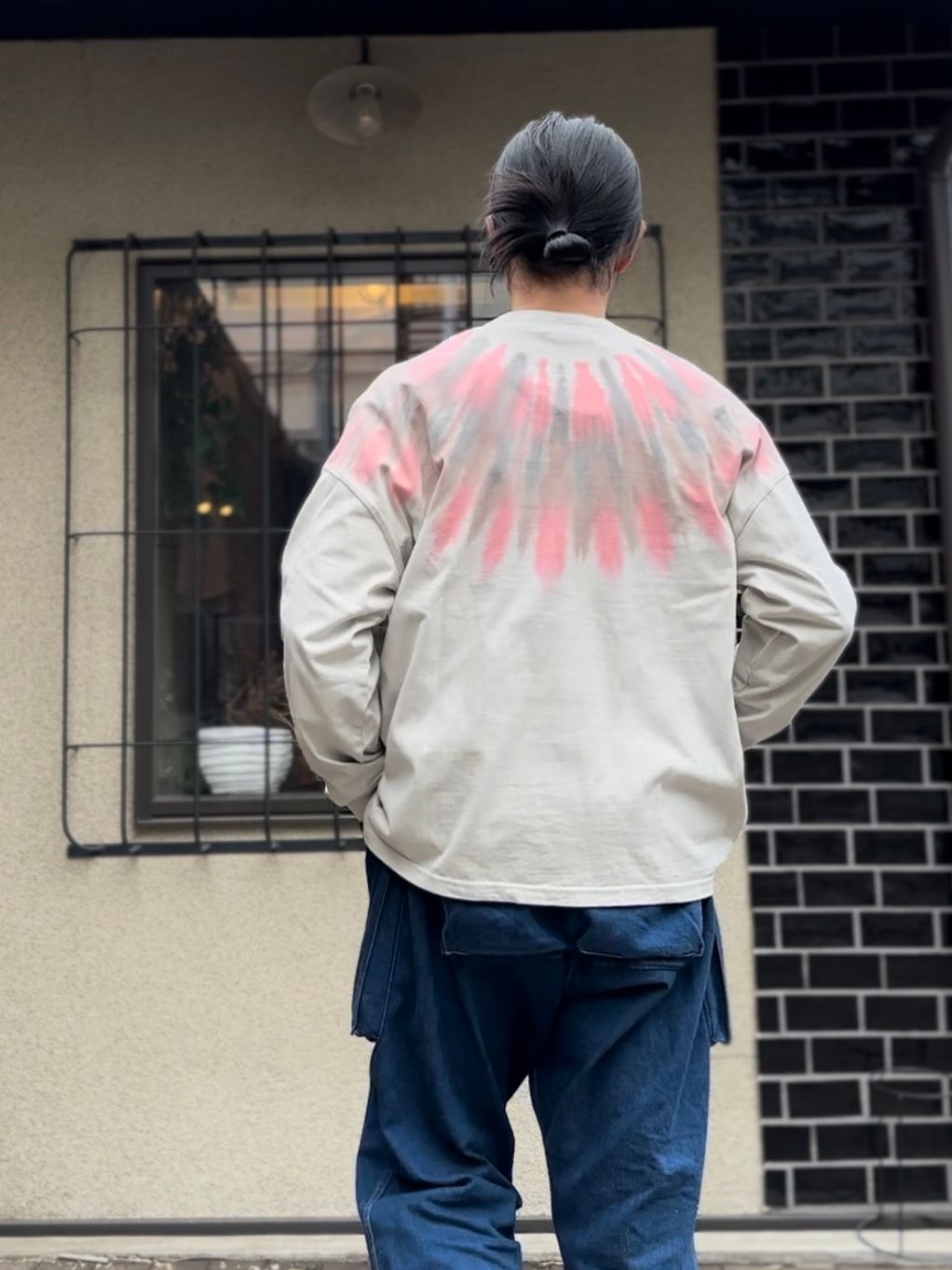 Nasngwam.×JAVARA / FEATHER L/S TEE / 卯