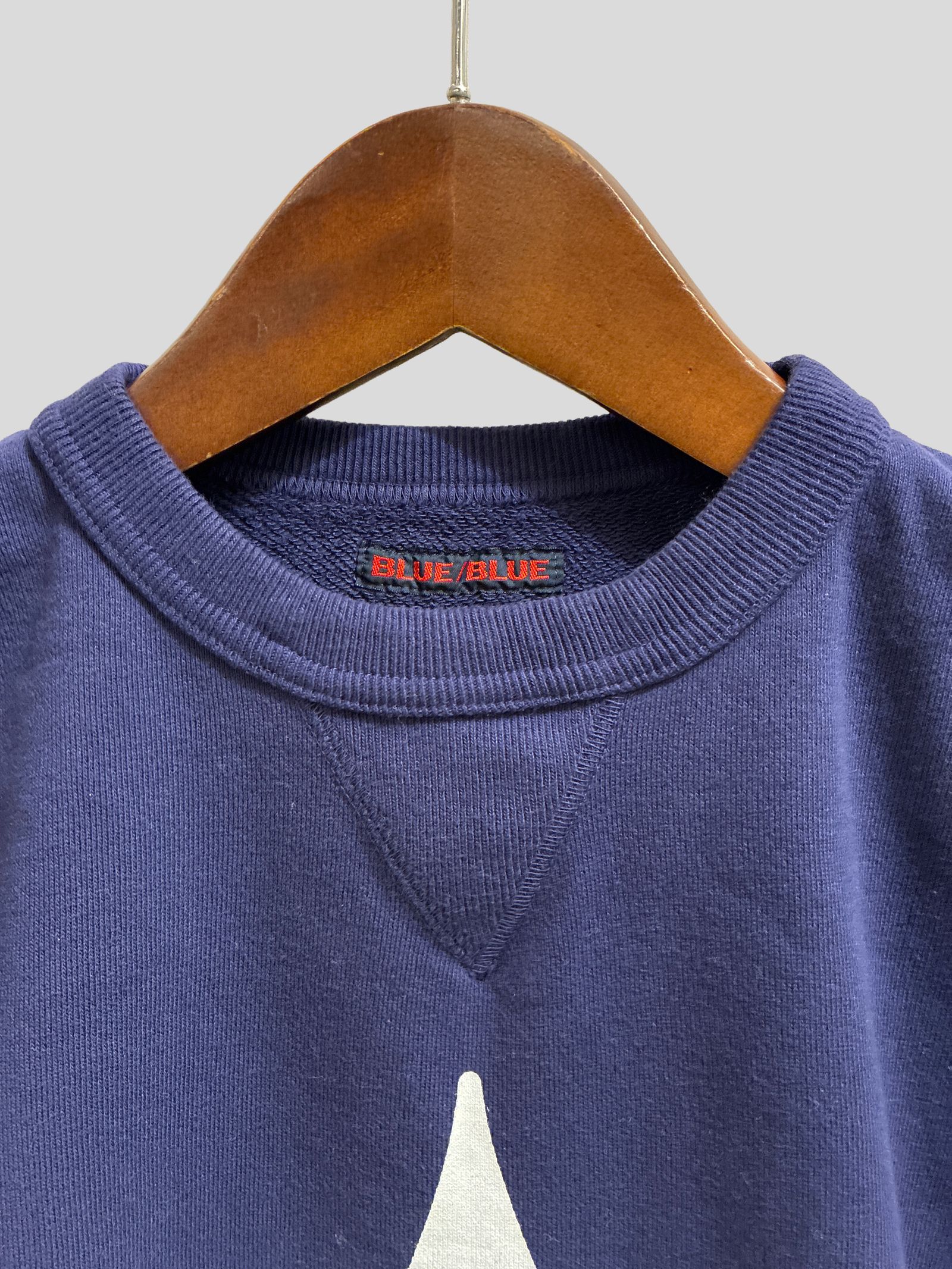 BLUE BLUE インディゴドロップ BB クルーネックスウェット/ ネイビー / ブルーブルー