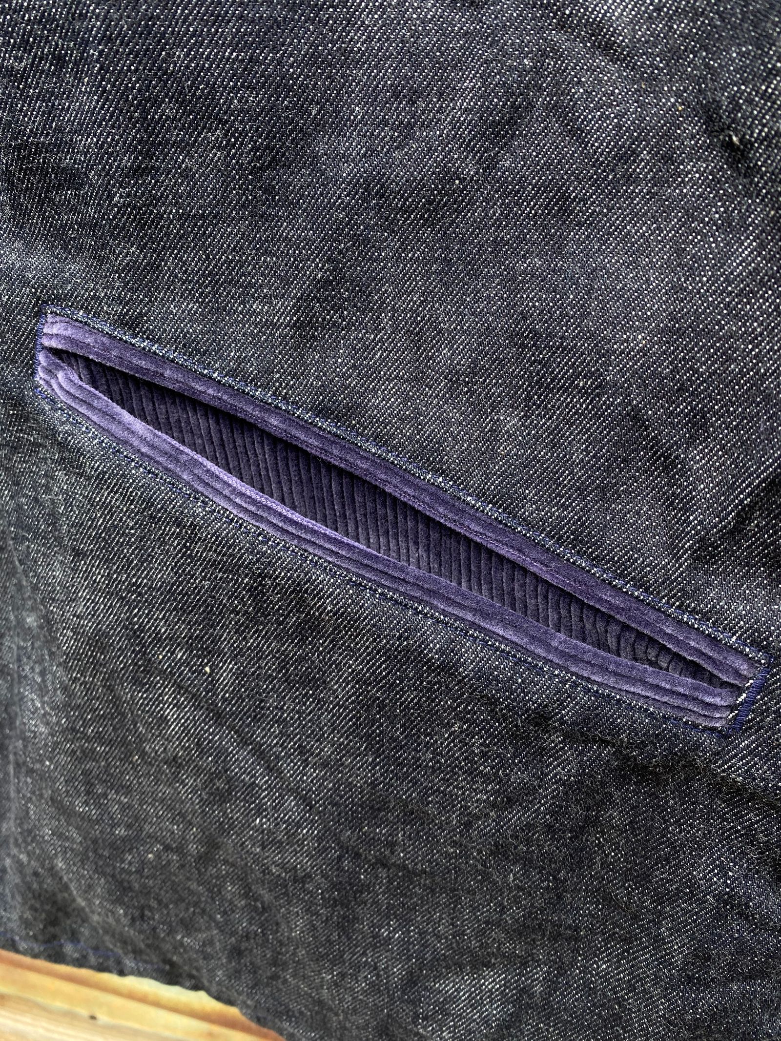 ADD HUMAN LABOR - DENIM×CORDUROY - AWARD JACKET - SC15232 / NAVY(128)
