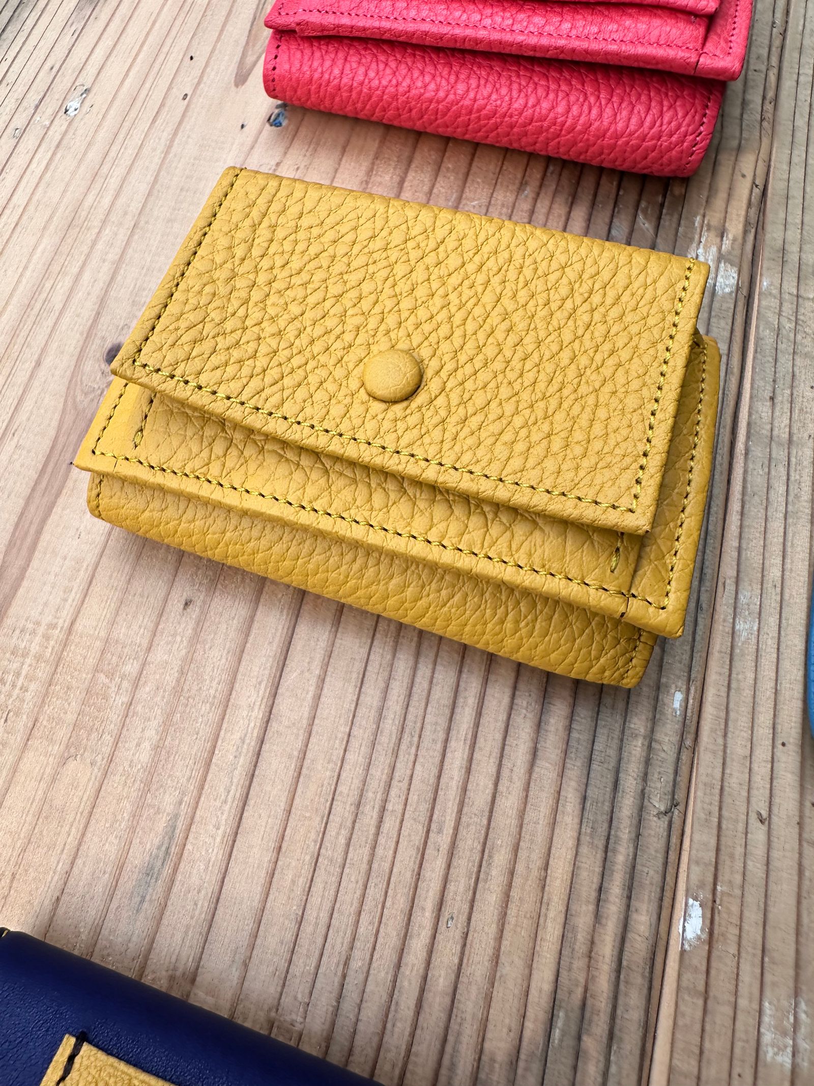 TAURILLON Compct Wallet / トリヨンラグーン コンパクトウォレット / CURRY (イエロー)