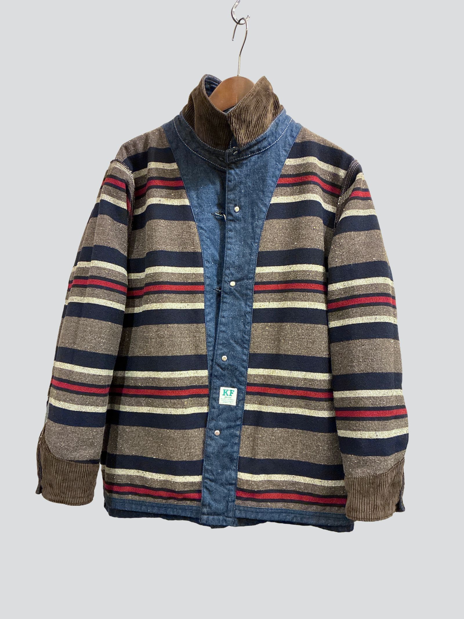 F2456デニムチョアジャケット ブランケットライナー / カバーオール / DENIM CHORE JKT BLANKET LINER / FOBファクトリー