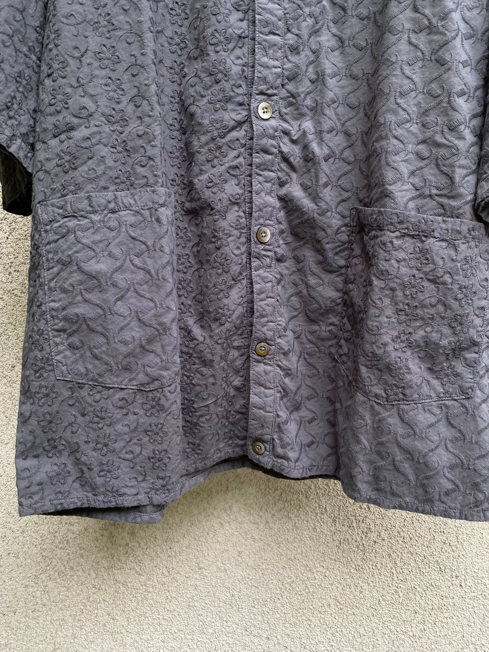 NEEDLE S/S JACKET / チャコール