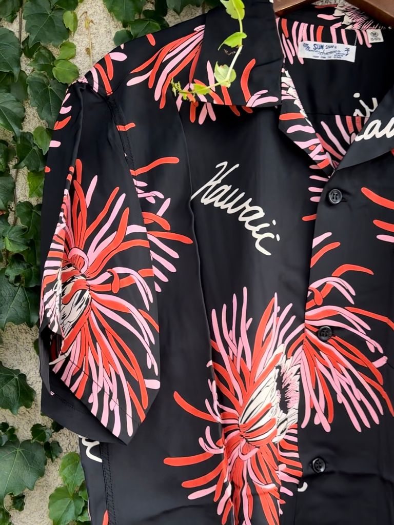 Stussy ハワイアンプリント アロハシャツ L（希少/STUSSY/Laugh in 