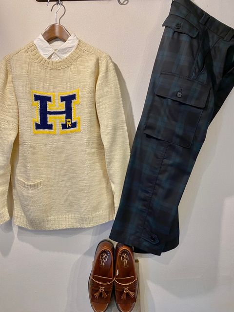STYLE NO. 17 ブラックウォッチのカーゴパンツ①