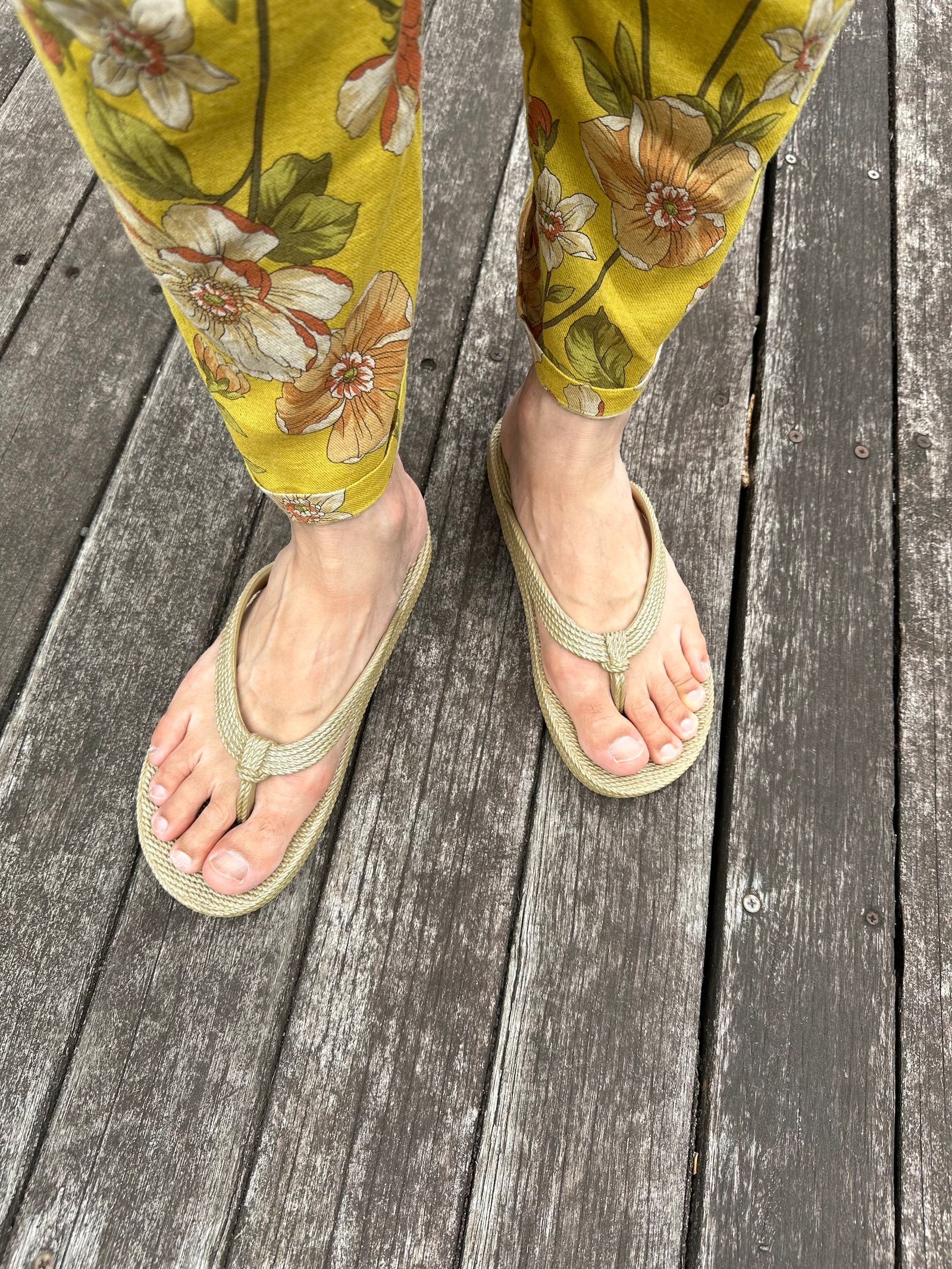 FLOWER EASY PANTS / 花柄イージーパンツ