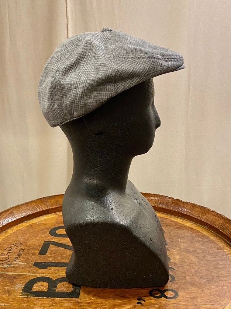 グレンチェックハンティングキャップ / グレー / ハイアー