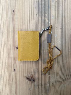 Montado Neck Mini Wallet / モンタード ネックミニウォレット / イエローⅹグレージュ